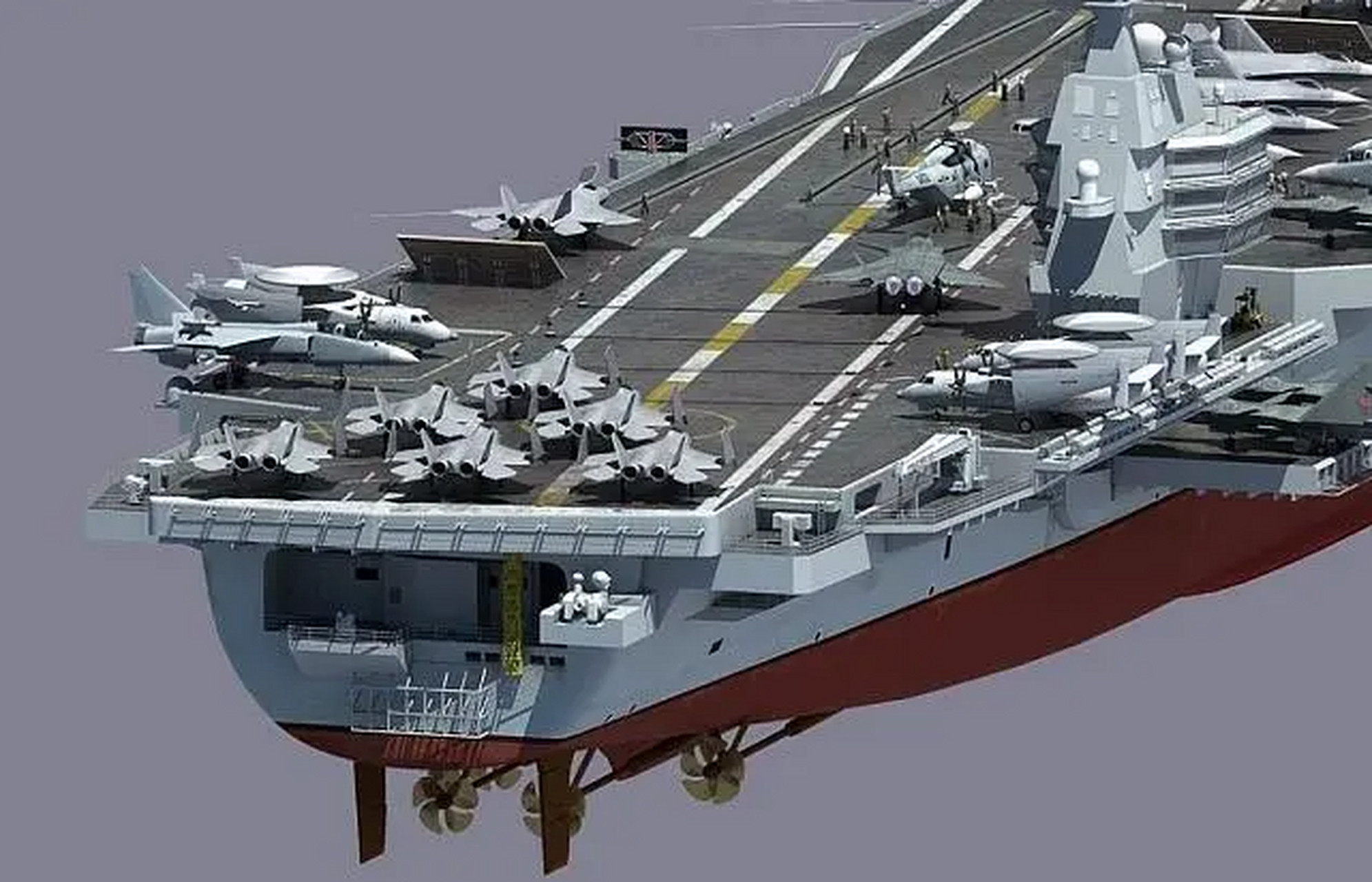 江南造船厂公众号发布了"20号航母"的图片,这航母的细节跟我们之前的