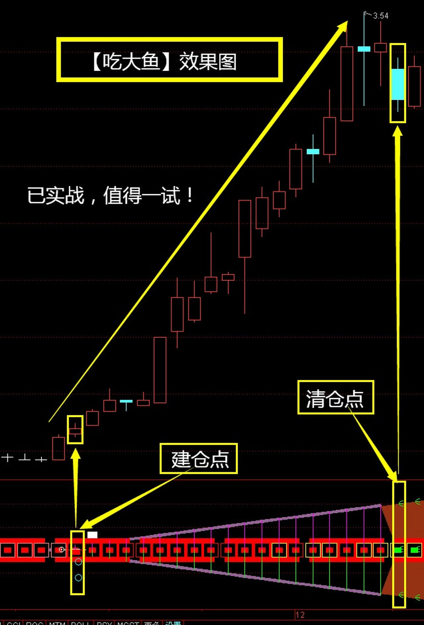 国宝级指标分享,通达信一【吃大鱼】指标公式,不在评论区给公式,需要