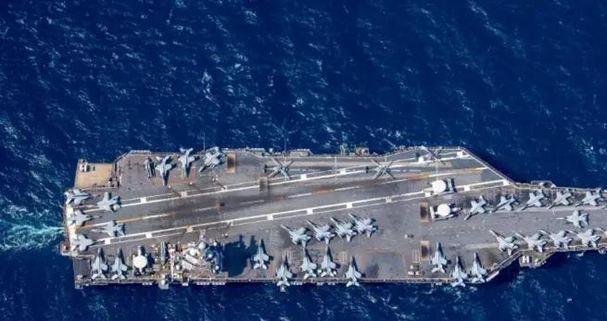 最新消息显示,美国海军的福特号核动力航空母舰再次出海了!