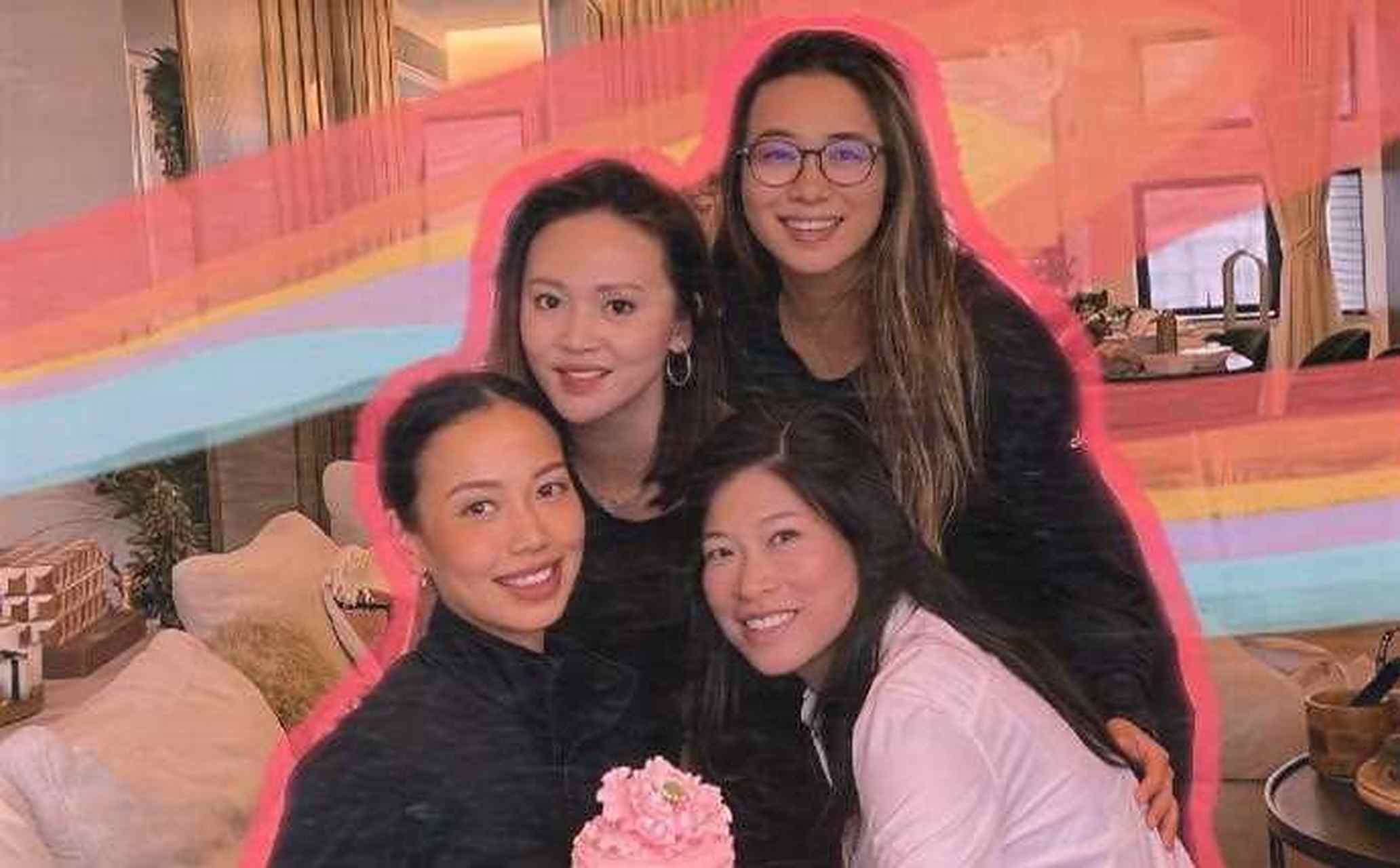 冯灵针和徐子欣同框出镜,都是阔太名媛 近日冯灵针和徐子欣同框出镜