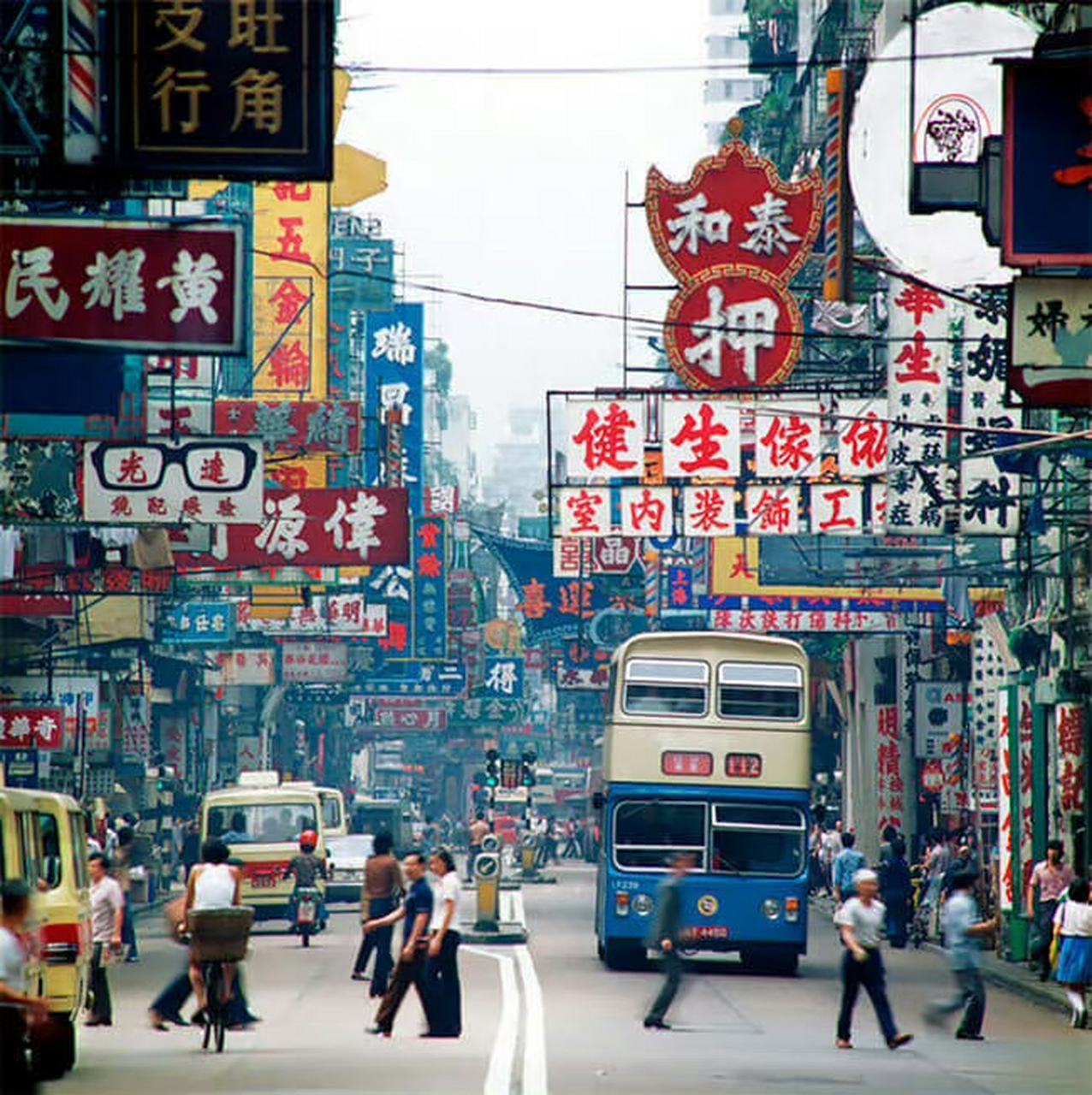 80年代香港街景图片