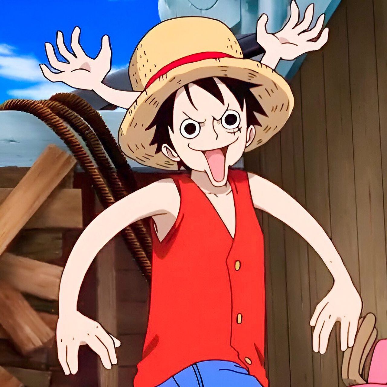 海贼王# 搞笑的路飞