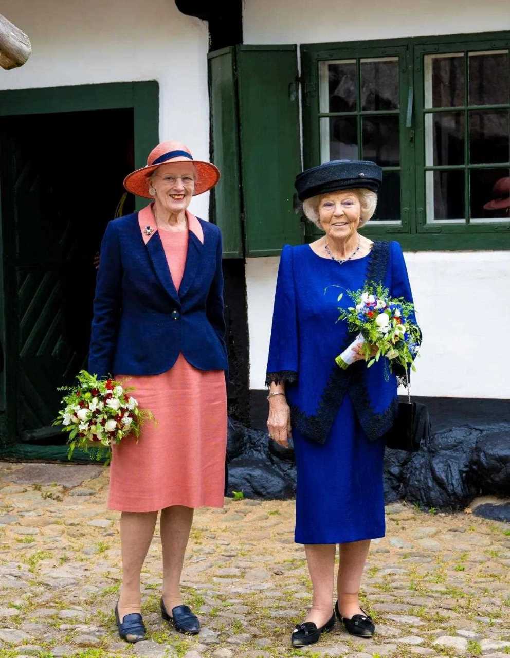 欧洲三大女王:英国女王伊丽莎白二世,丹麦女王玛格丽特二世,以及荷兰