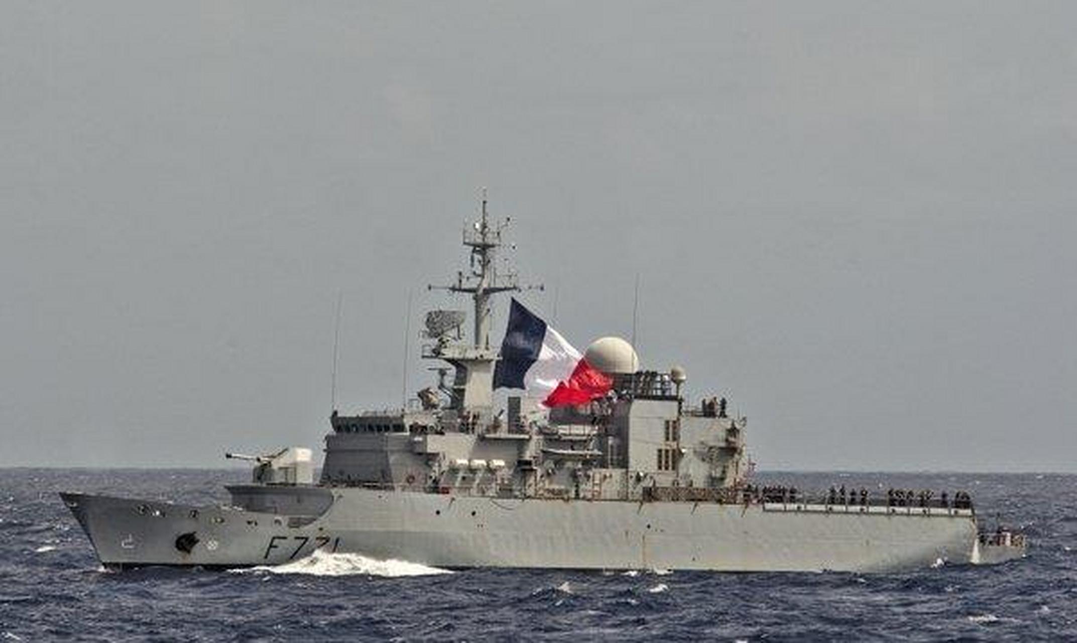 對於法國海軍護衛艦通過臺灣海峽,臺灣省方面不