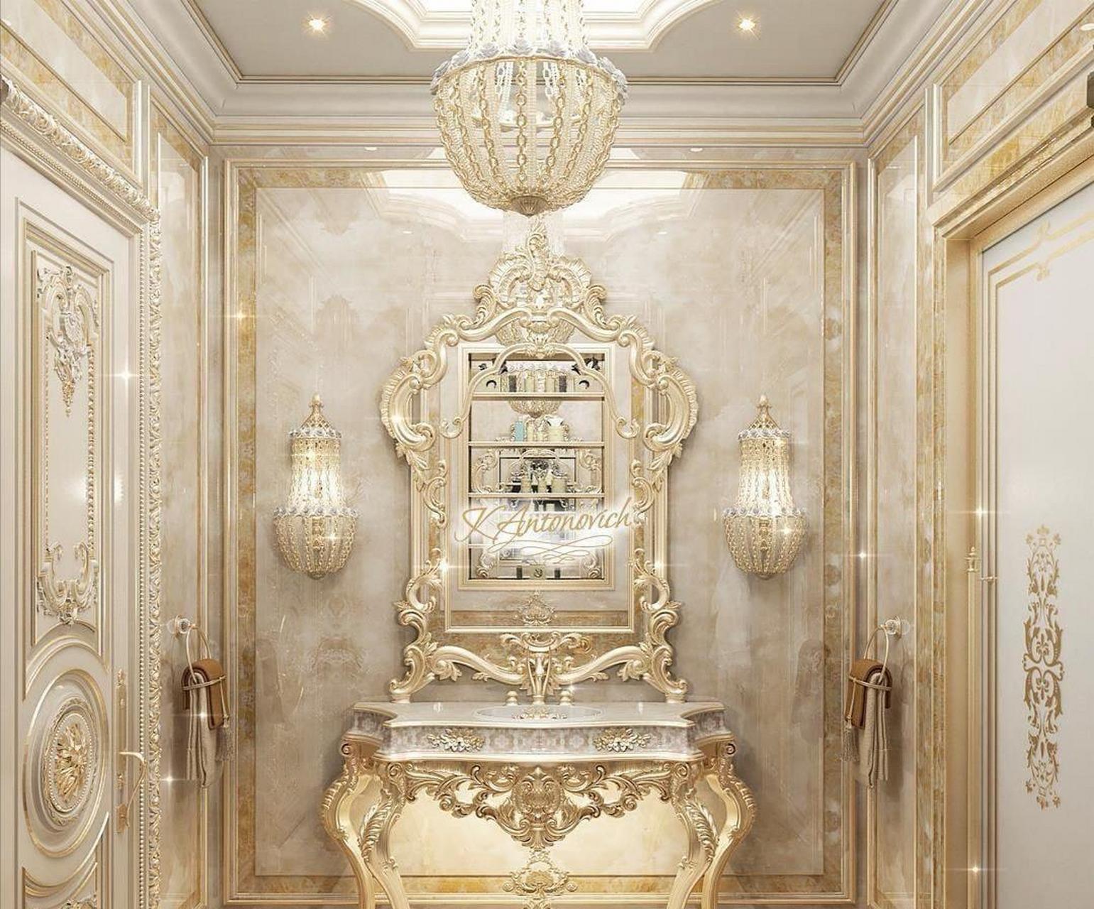 如果有一天中彩票了, 真的很想尝试一下这种 极度奢侈金碧辉煌的装修