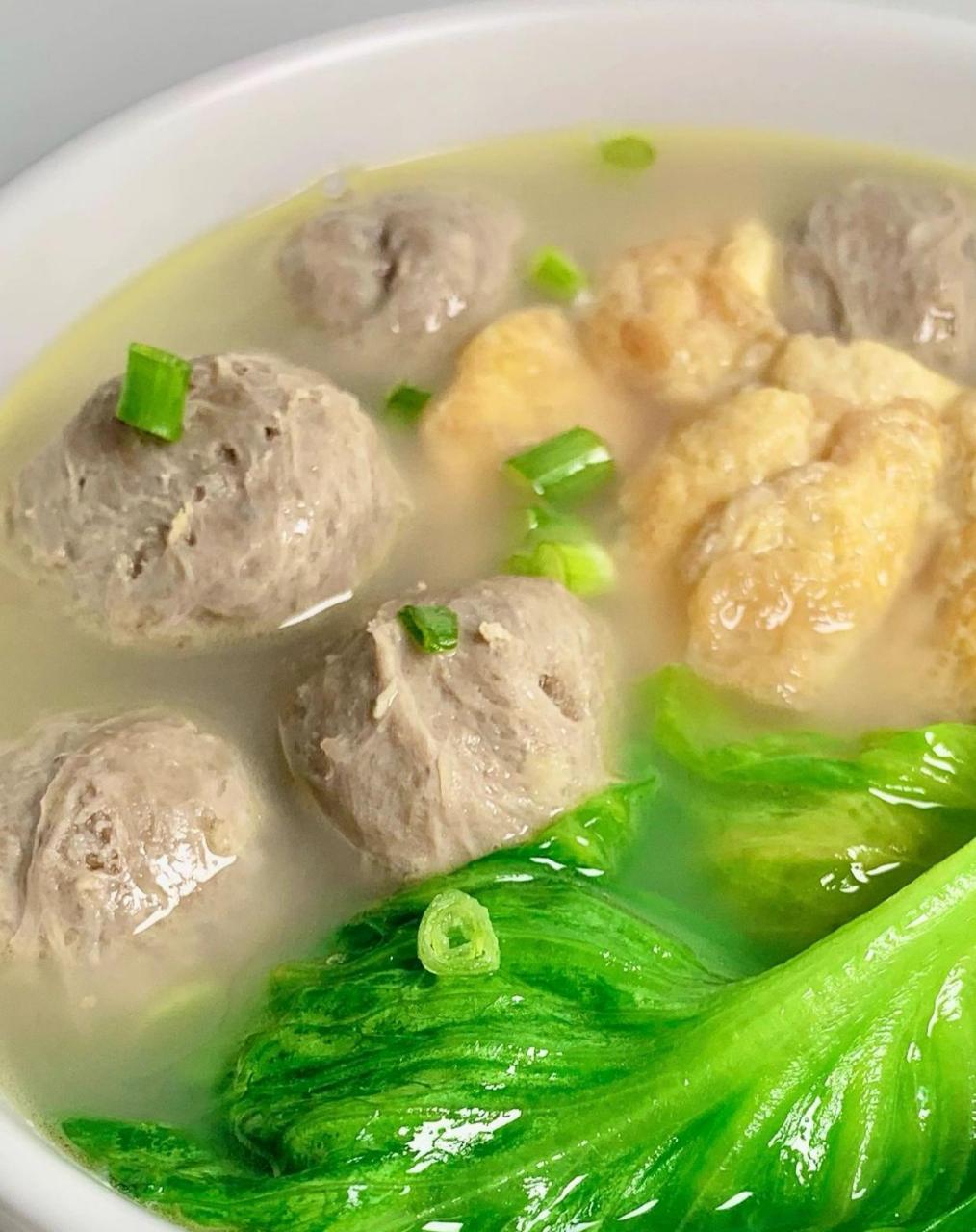 牛肉丸鸡蛋生菜汤,清爽刮油!鲜香美味! 简单好喝还低脂高蛋白!