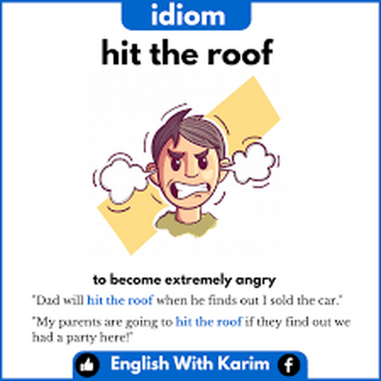 两个关于roof的习语:go through the roof和under the same roof.