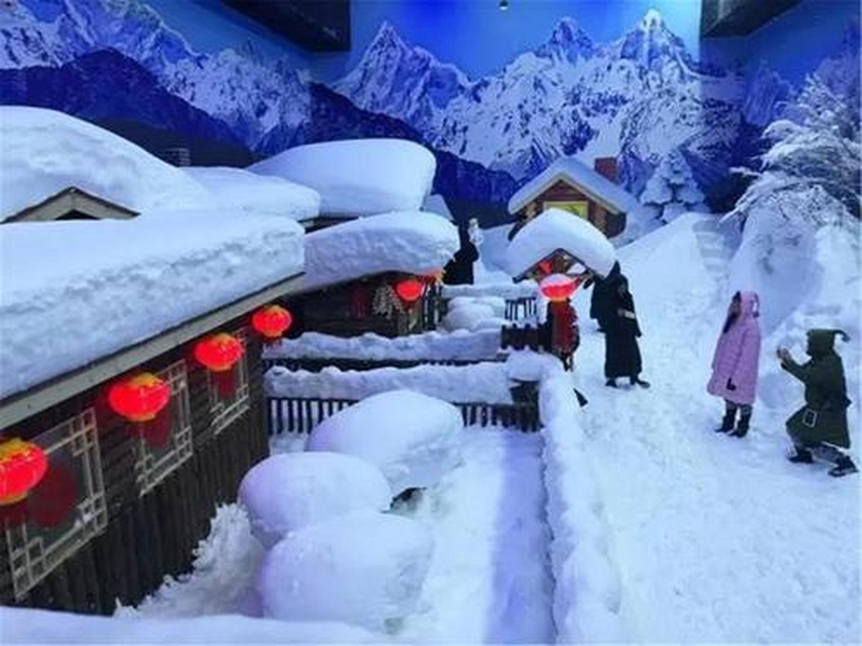 隐贤山庄飘雪乐园图片图片