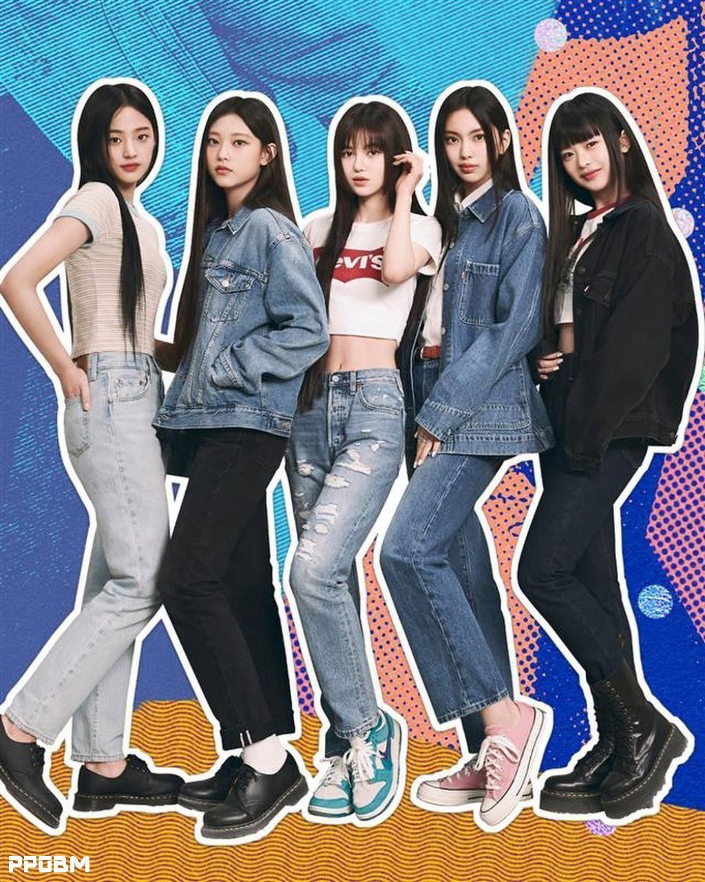 韩国女团newjeans  levis 2023宣传照 第1弹