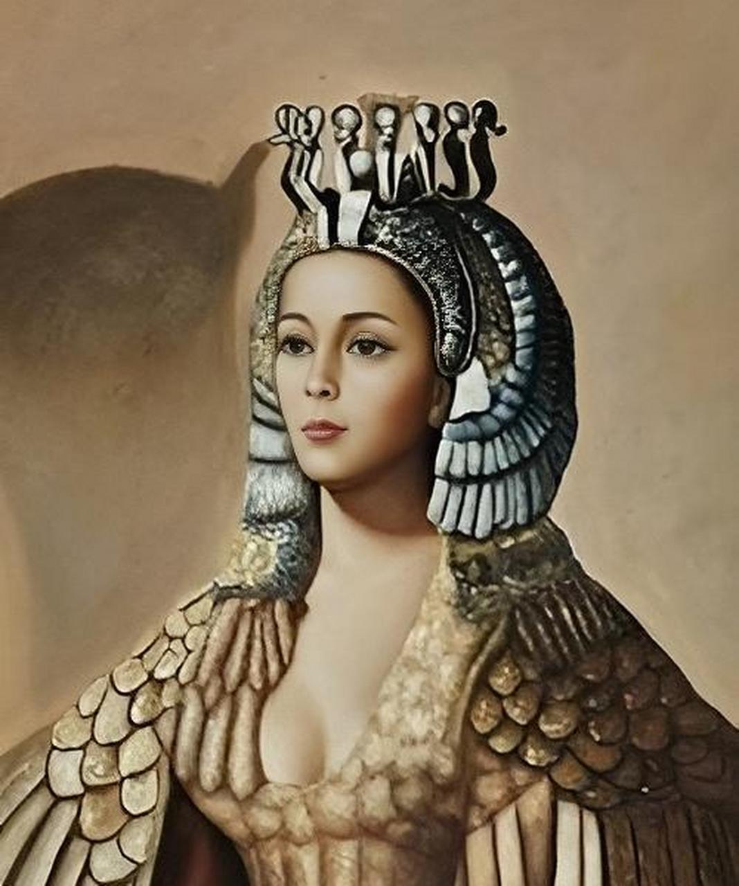 这个女人就是克娄巴特拉,大名鼎鼎的埃及艳后.