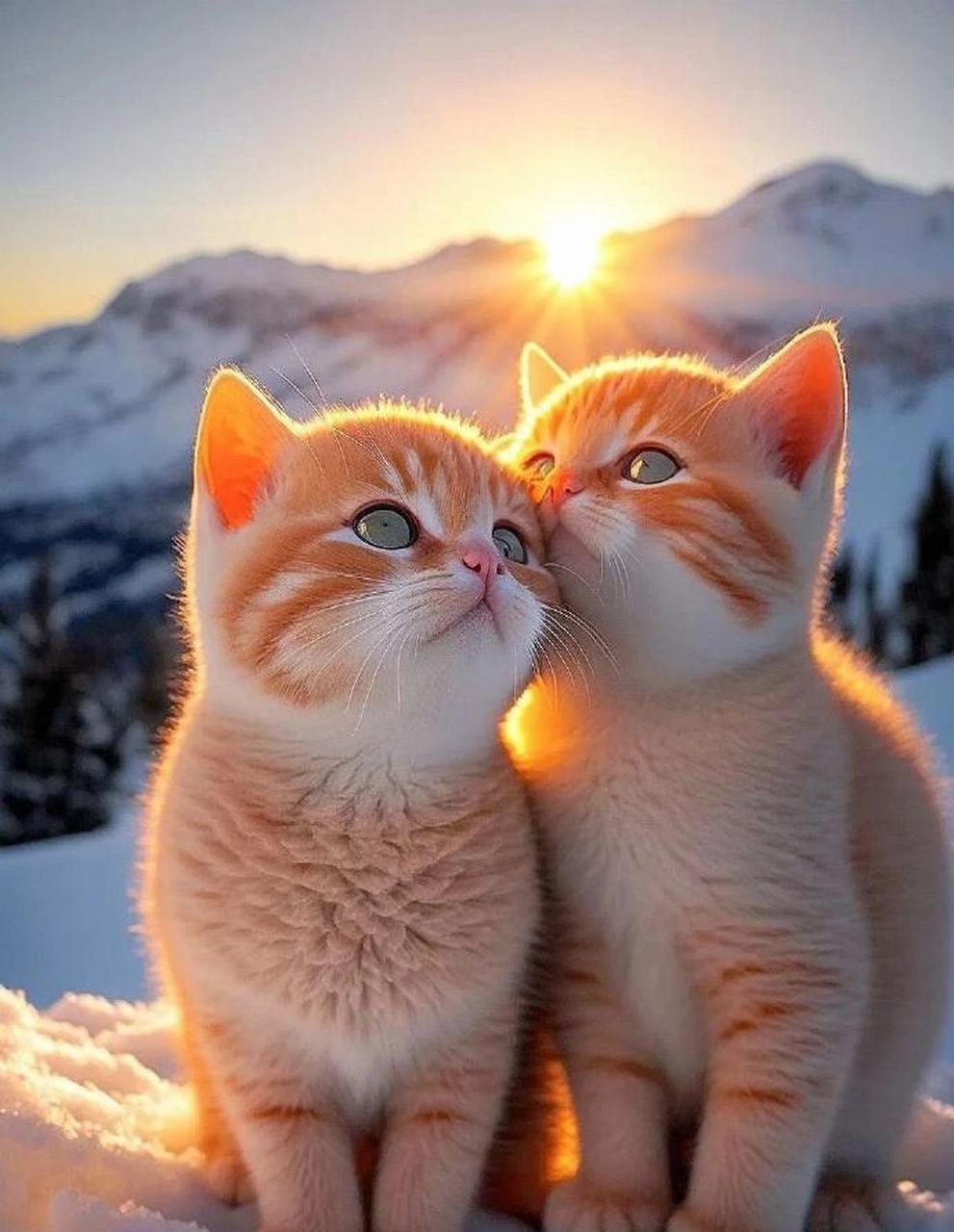 这组小猫咪写真,相信没有人能拒绝得了  实在太可爱了吧![期待]
