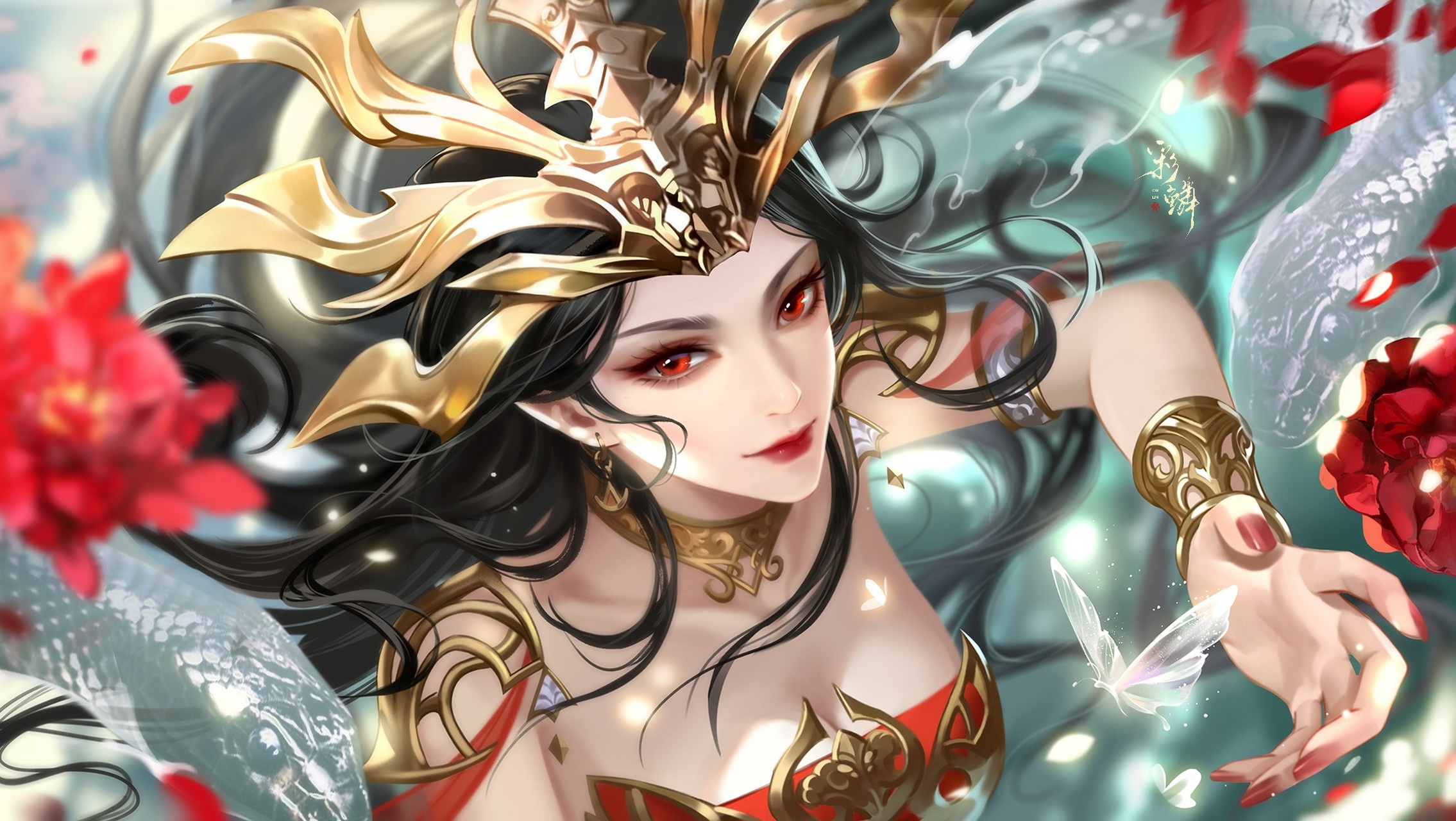 斗破苍穹:美杜莎女王彩鳞0730生日快乐 #斗破苍穹# #美杜莎女王斗破