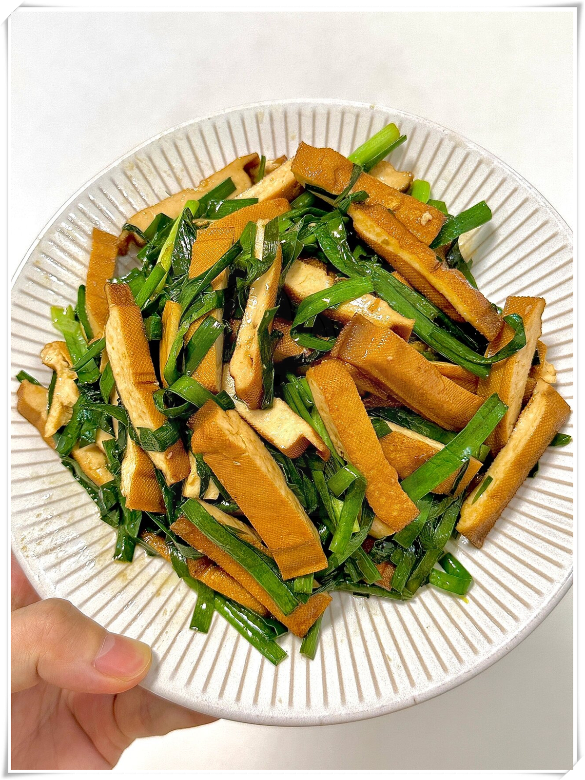 比肉还香的韭菜炒豆干超下饭
