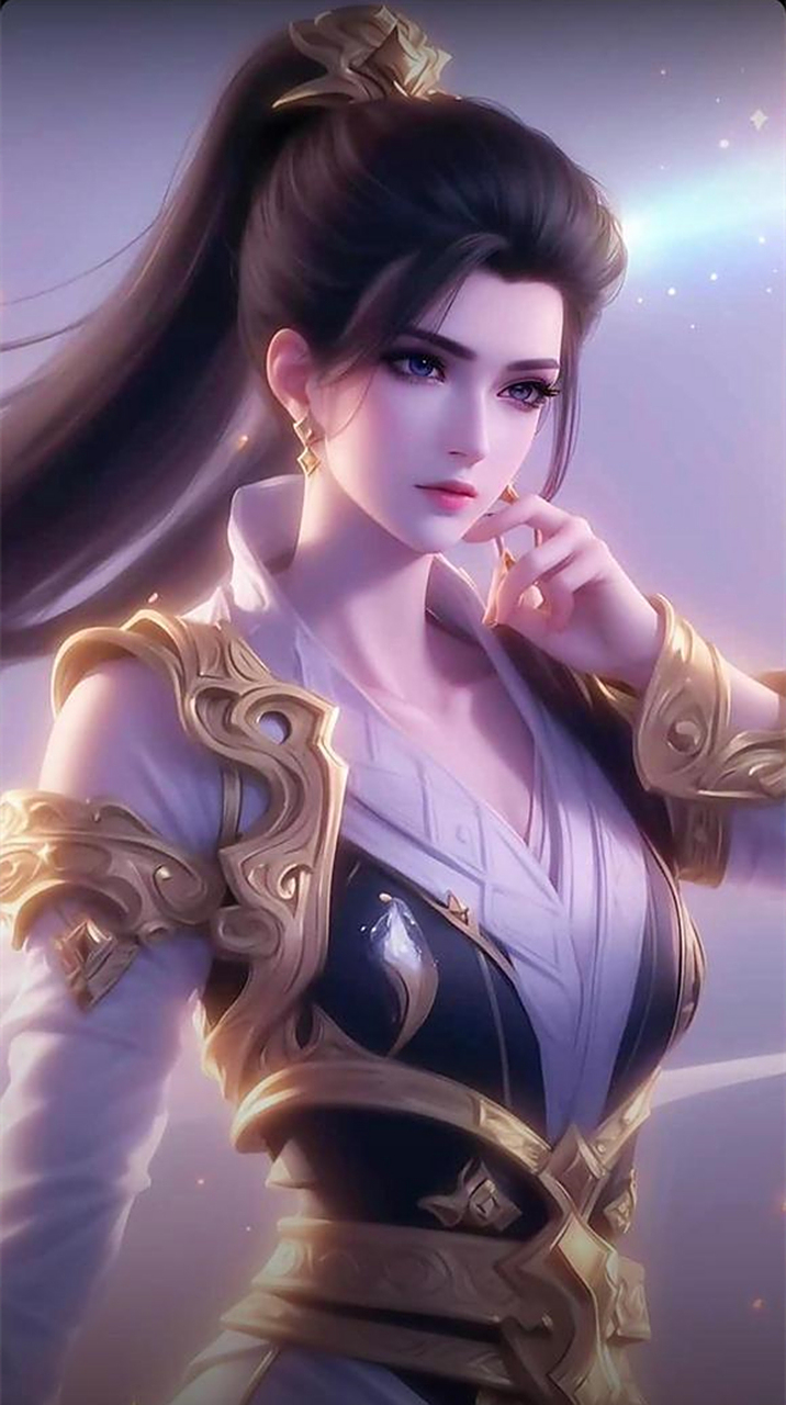 ai绘画# 女版石昊,这个画风好好看[期待]