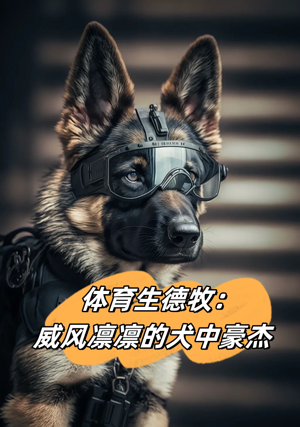 体育生德牧:威风凛凛的犬中豪杰