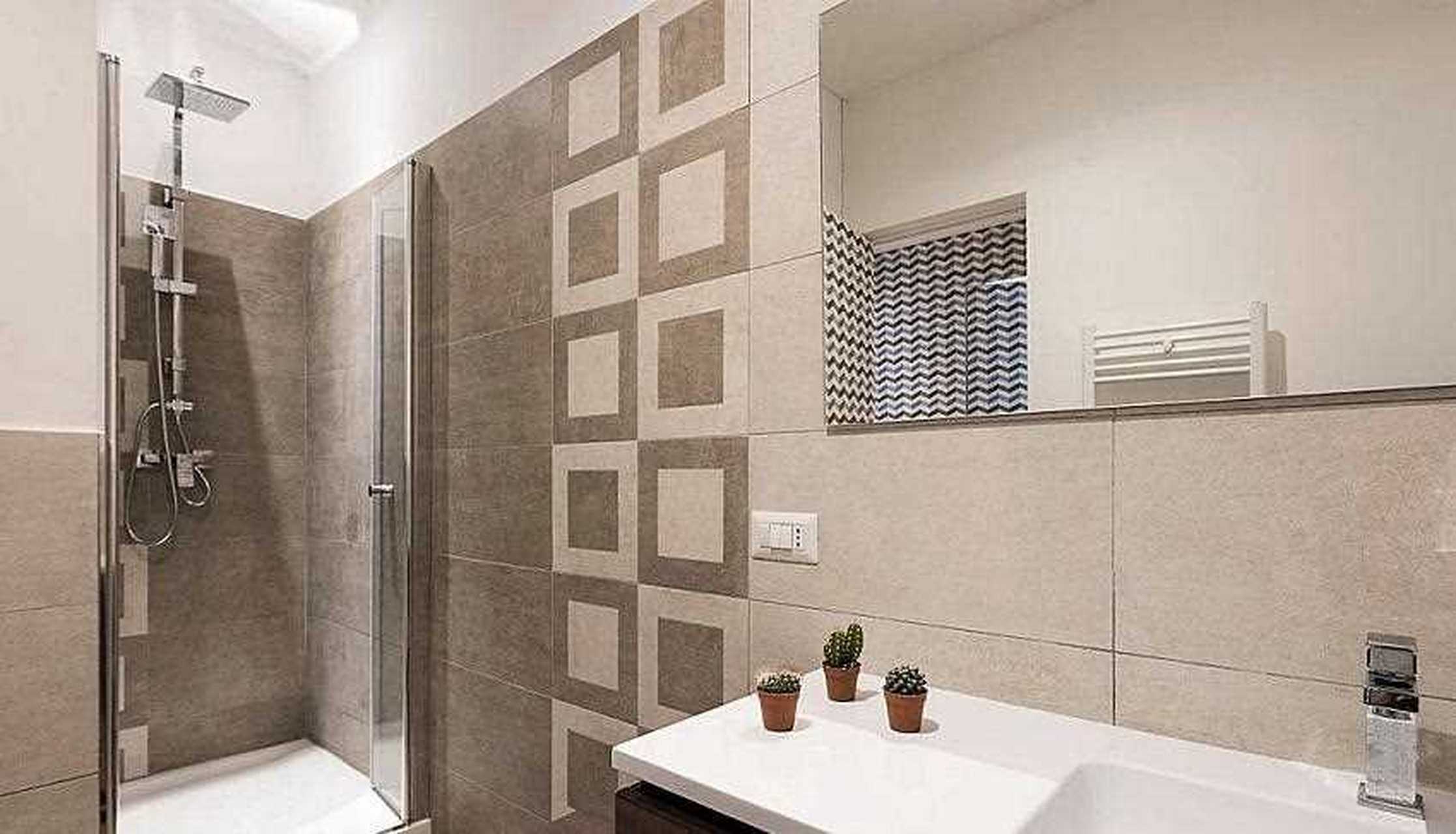 卫生间布纹砖 马赛克效果.[晕]