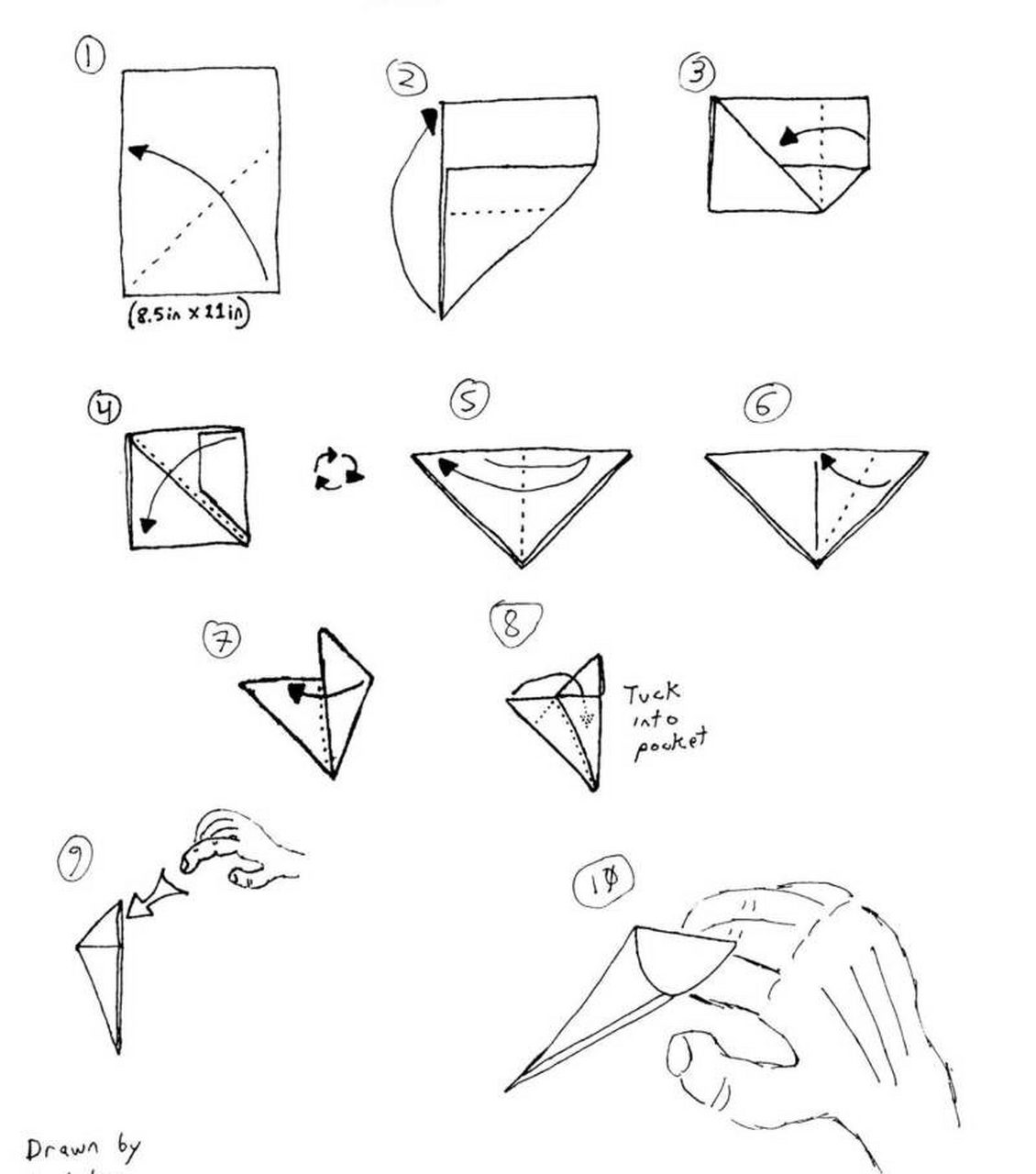 做一个小朋友们都喜欢的纸爪子 制作爪子的方法有几种,我们看下图解