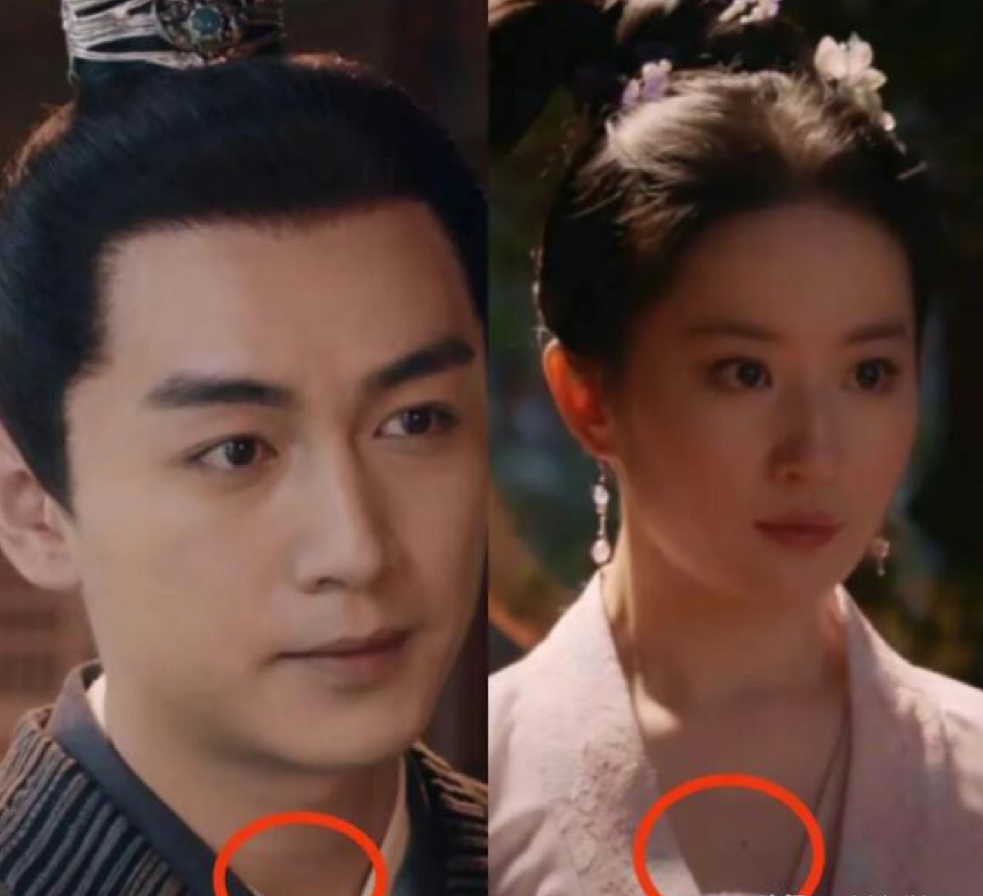 娱乐圈女明星#  "胸有大痣"是美人标配?