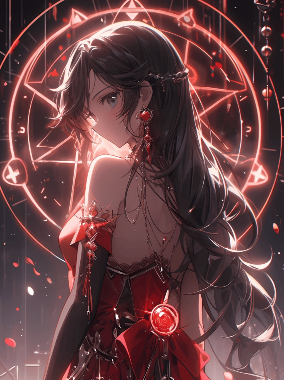 十二星座唯美魔法少女壁纸  每张壁纸有非常好的行星能量哦 太阳守护