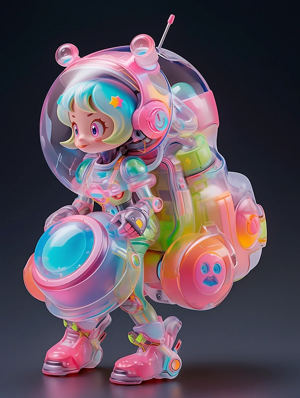 midjourney|五彩缤纷的糖果  这缤纷的颜色真好看