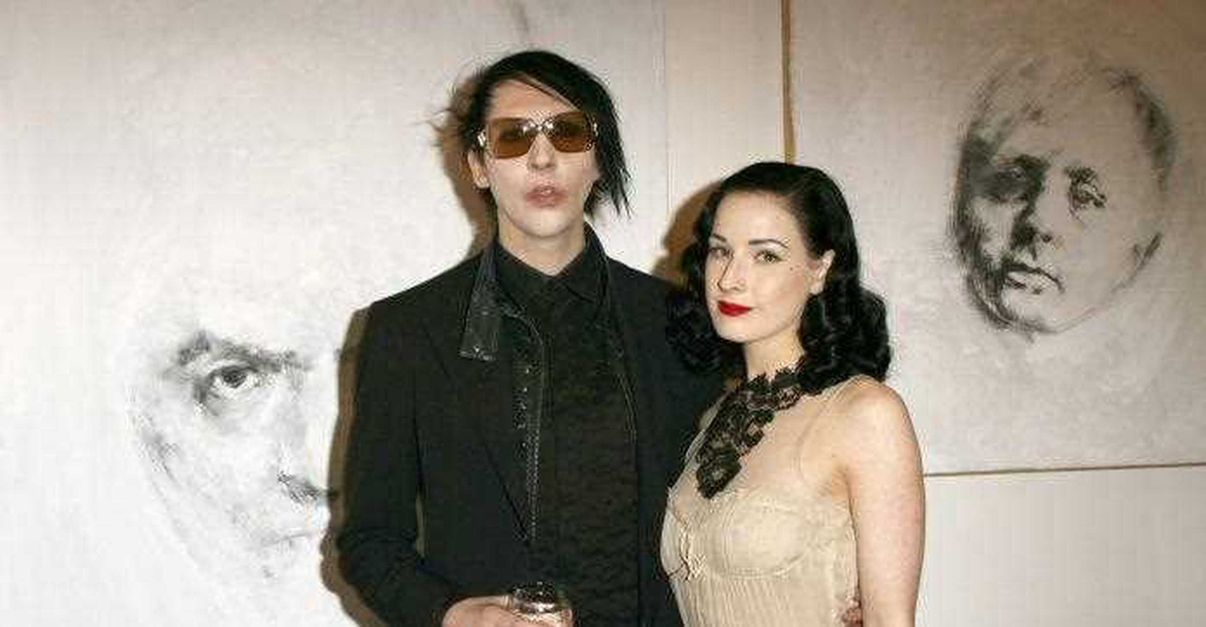 蒂塔·冯·提斯(dita von teese)就对前夫玛丽莲·曼森(marilyn