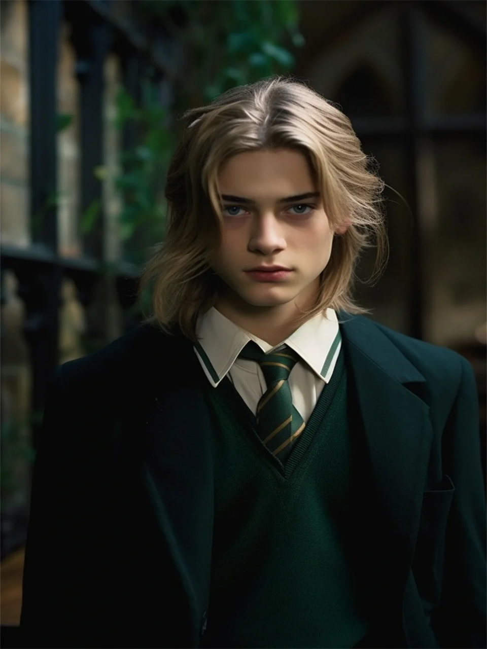 hp旧相册——【卢修斯.马尔福】  "茜茜,周末一起去霍格莫德.