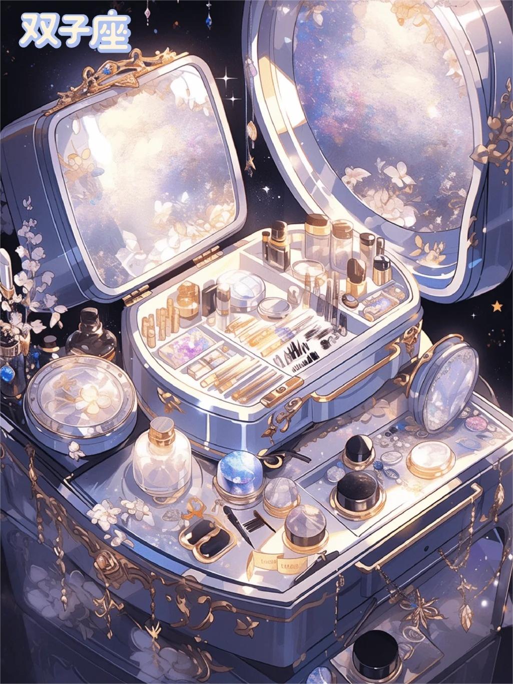 天马行空造就的高贵感十二星座女神使用的专属化妆盒  和星座相伴