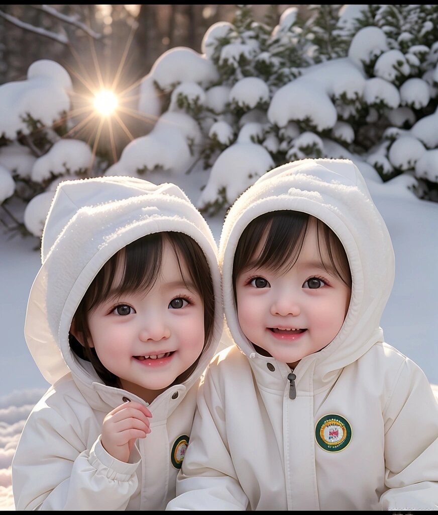 前不久,我和我的双胞胎姐姐来到了东北,就是为了看一场北方的雪