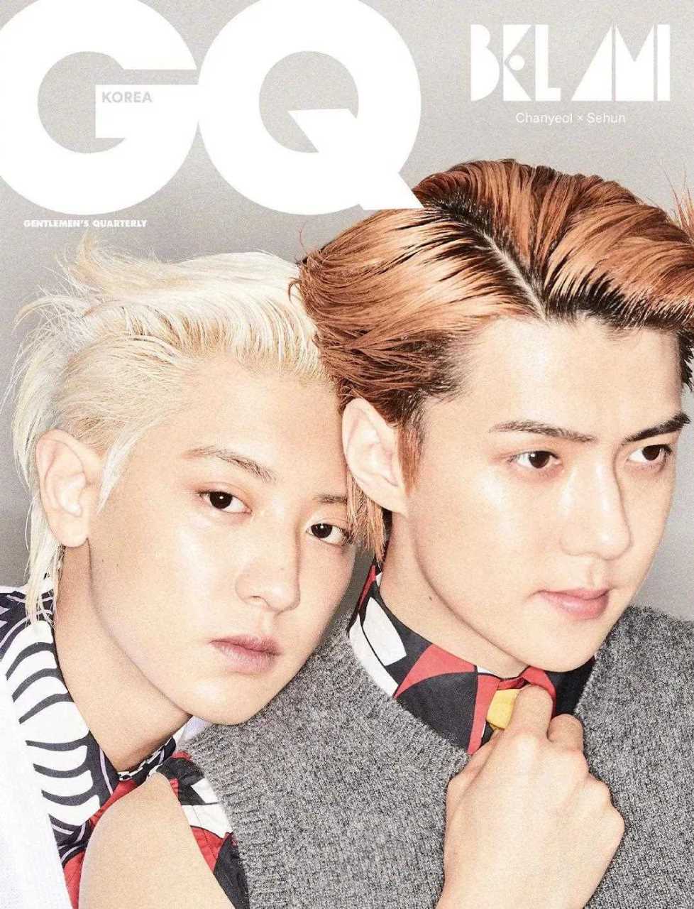 朴灿烈 吴世勋 × prada gq korea august