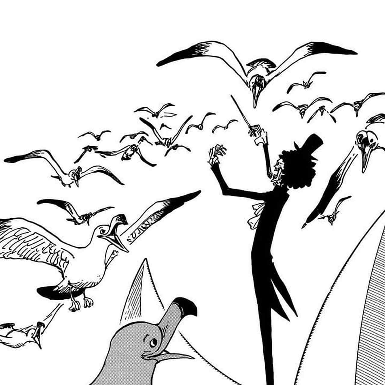 老人于海鸥 #海贼王# #二次元