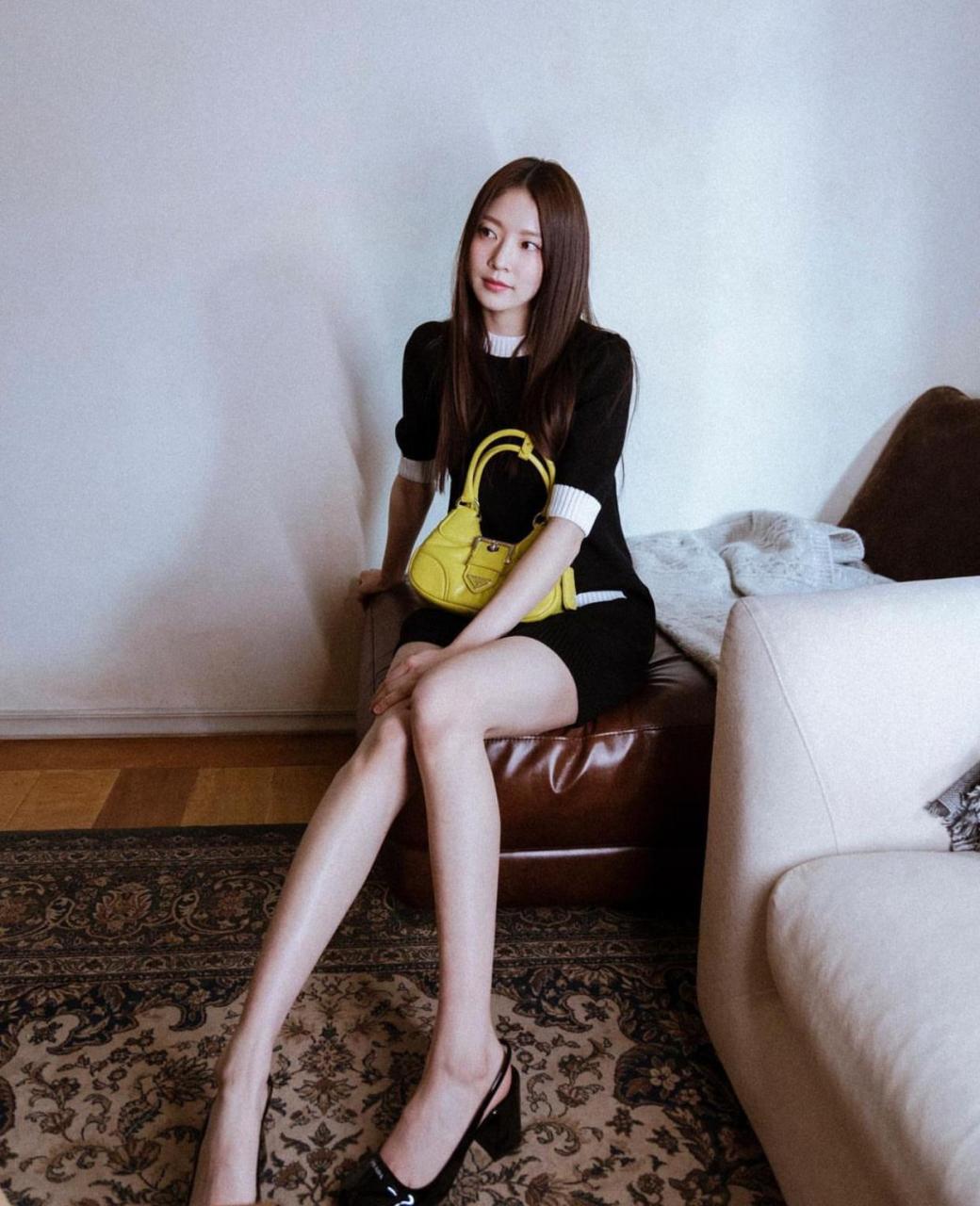 孔升妍美腻ins照片,青春靓丽,清新可人