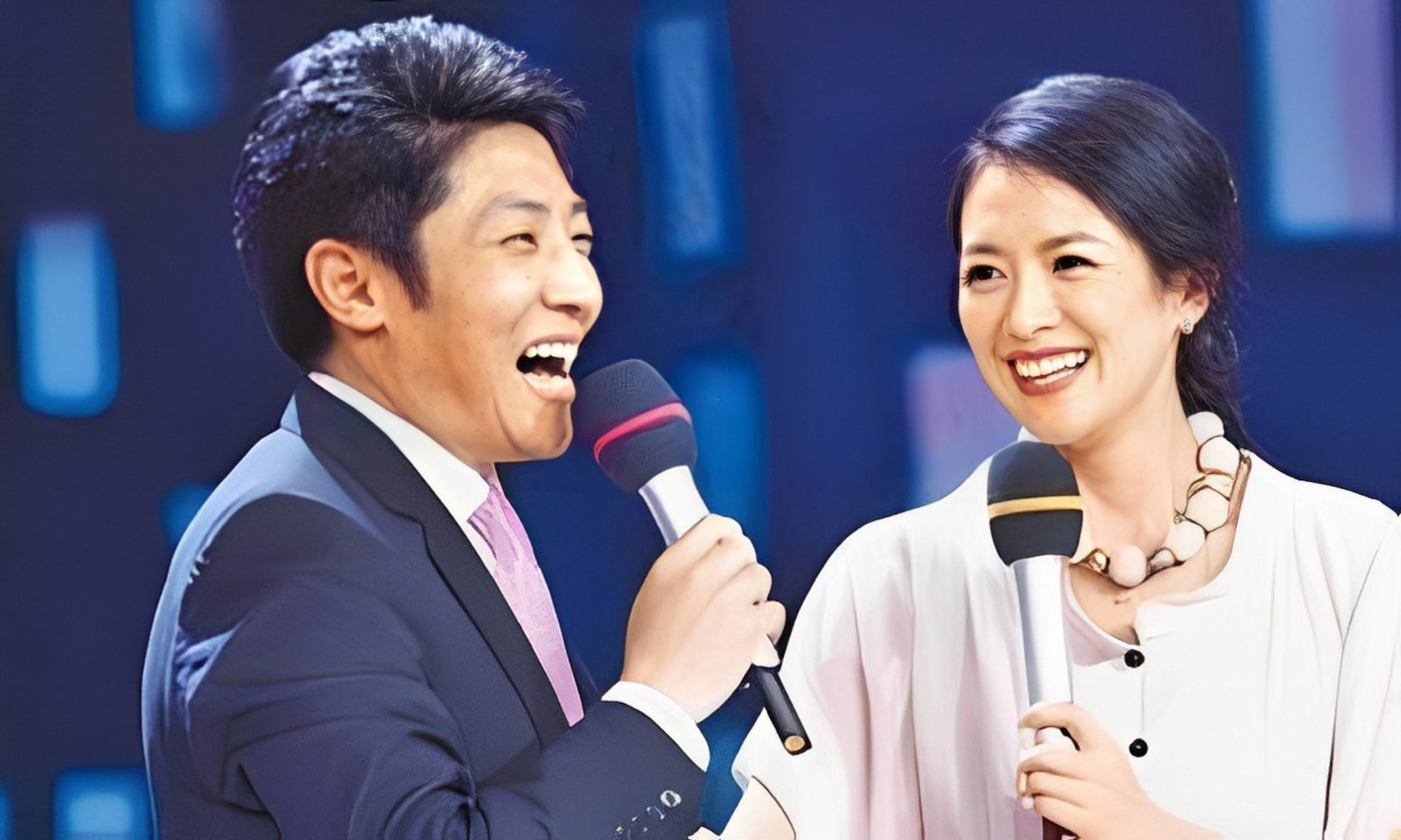 有一次,撒贝宁和妻子李白吵架了!突然,李白喊道:"你要杀我吗?