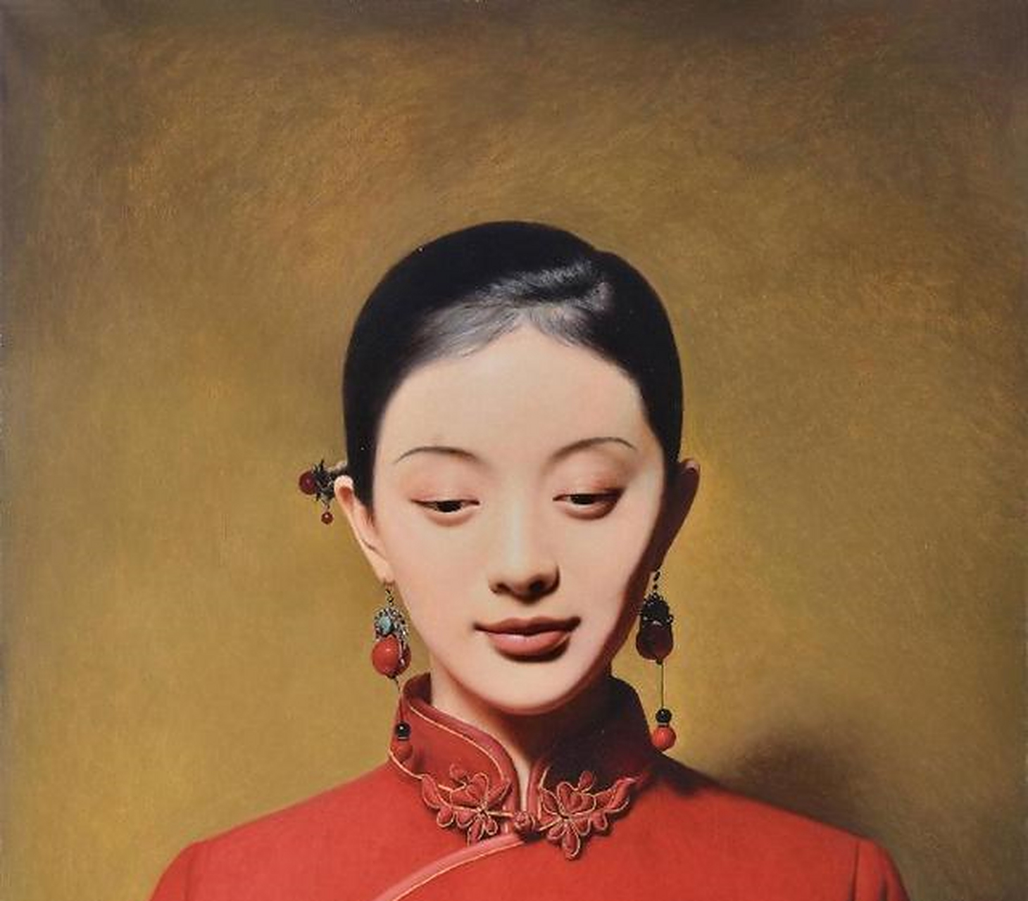 民国记忆——陈承卫《大民国》系列美女油画作品欣赏