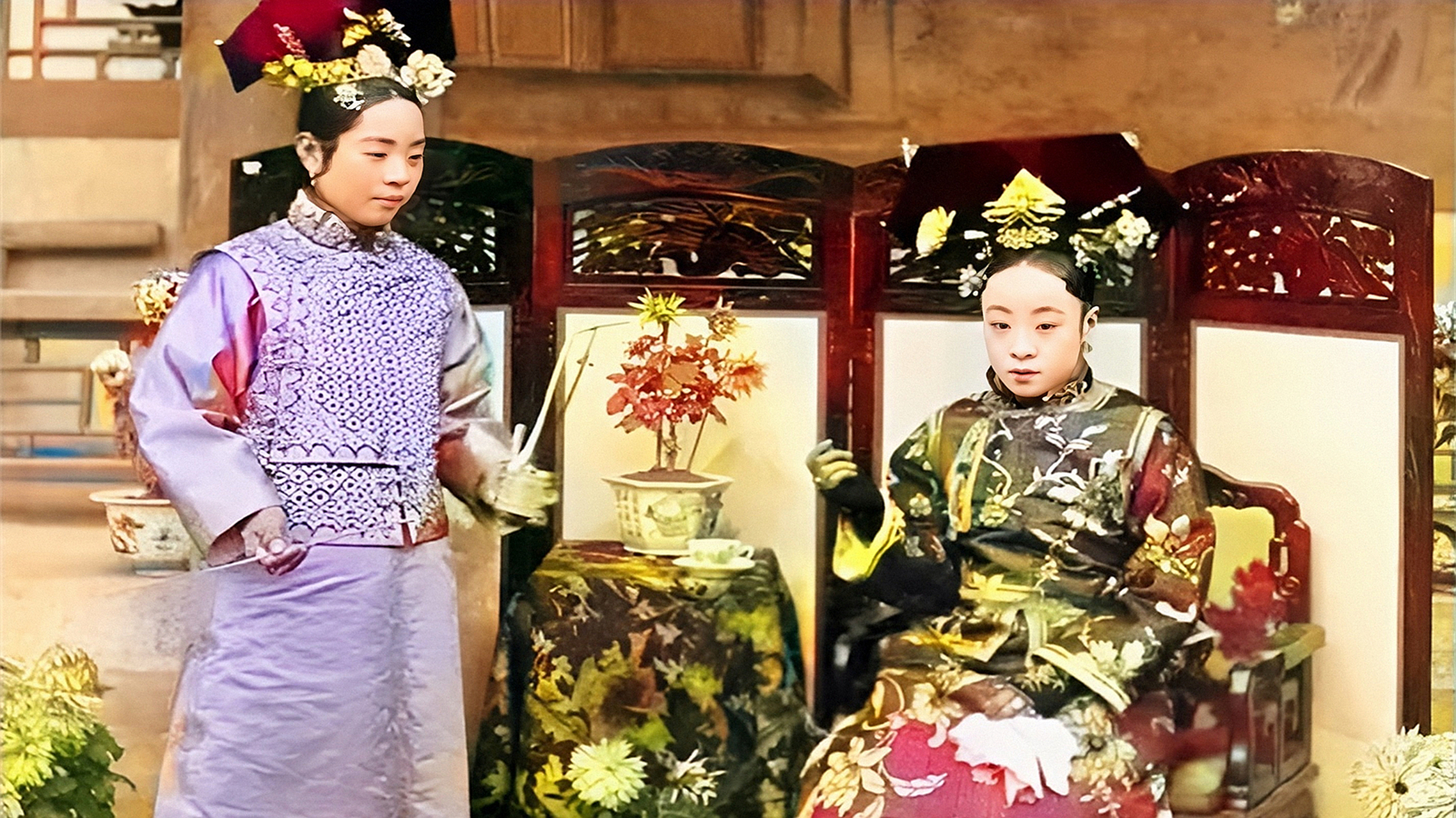 醇亲王载沣与嫡福晋瓜尔佳·幼兰的婚姻是慈禧太后指婚.