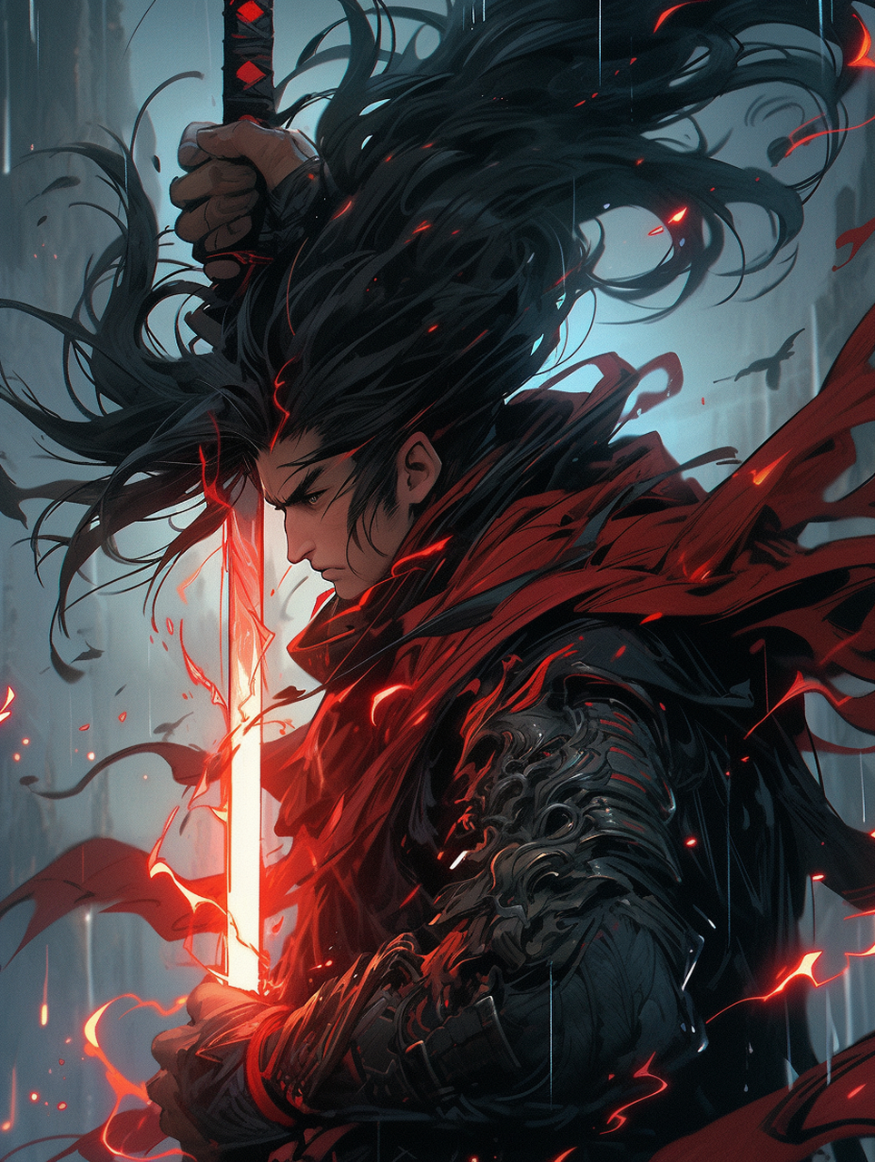 鬼剑士,遇神杀神,遇魔斩魔!#ai绘画