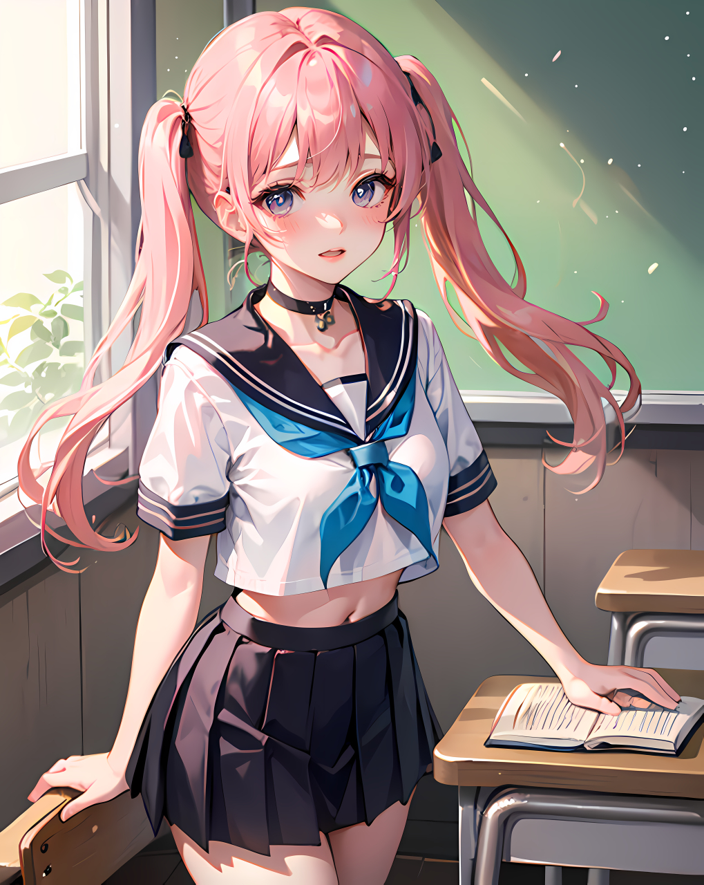 邻居家的小妹妹 #二次元美图# #壁纸分享