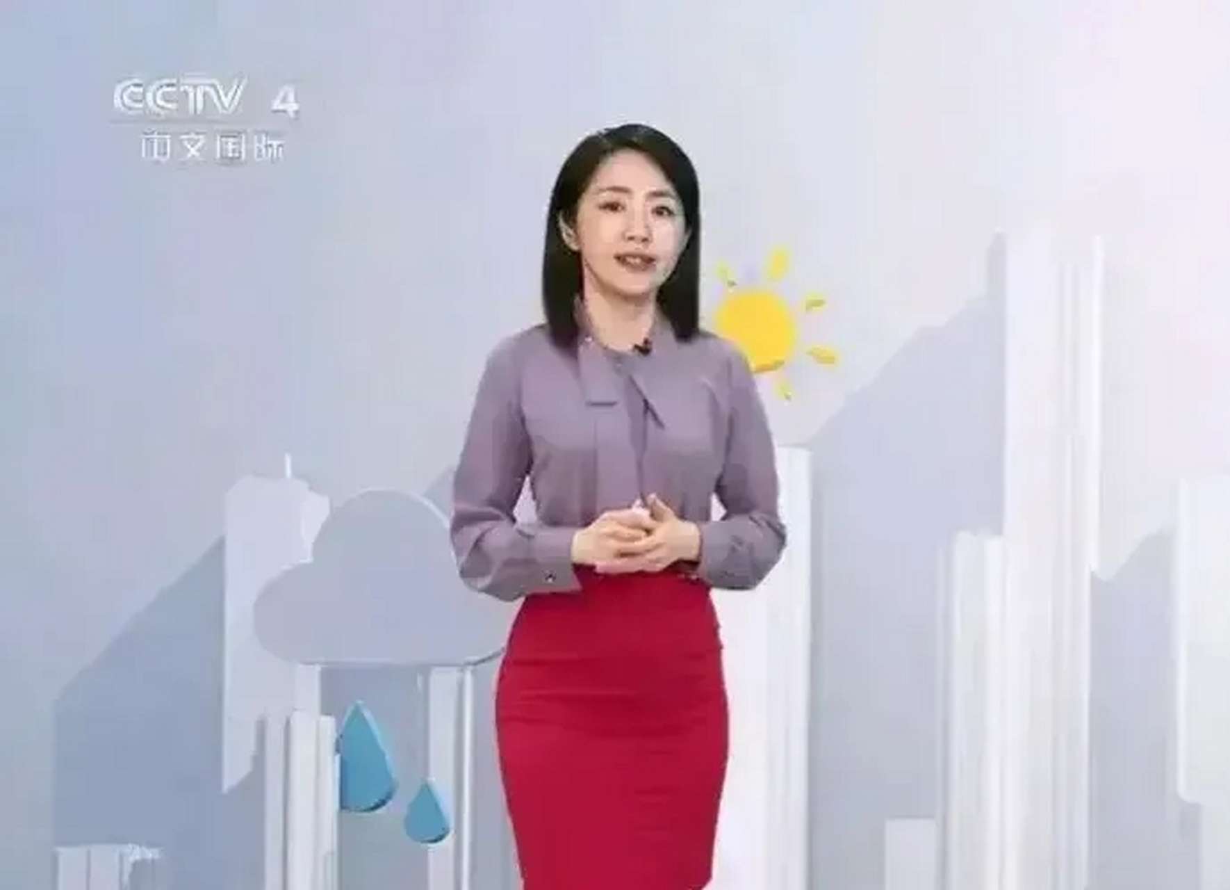 从小就看杨丹阿姨的天气预报,结果我都老了,她还没老!