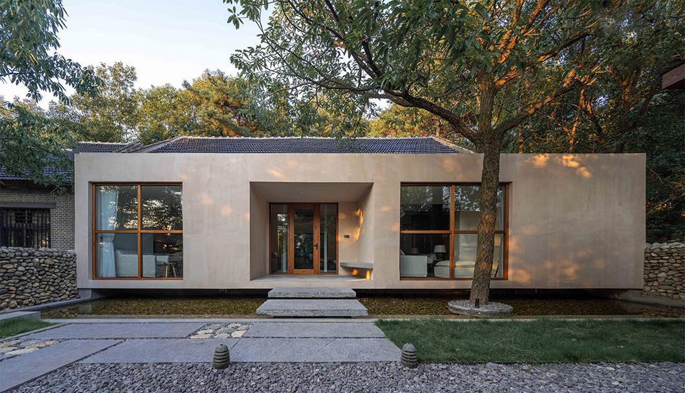 [微笑]一个民宿设计,由传统的民居改造而成,在设计初即决定保留院落和