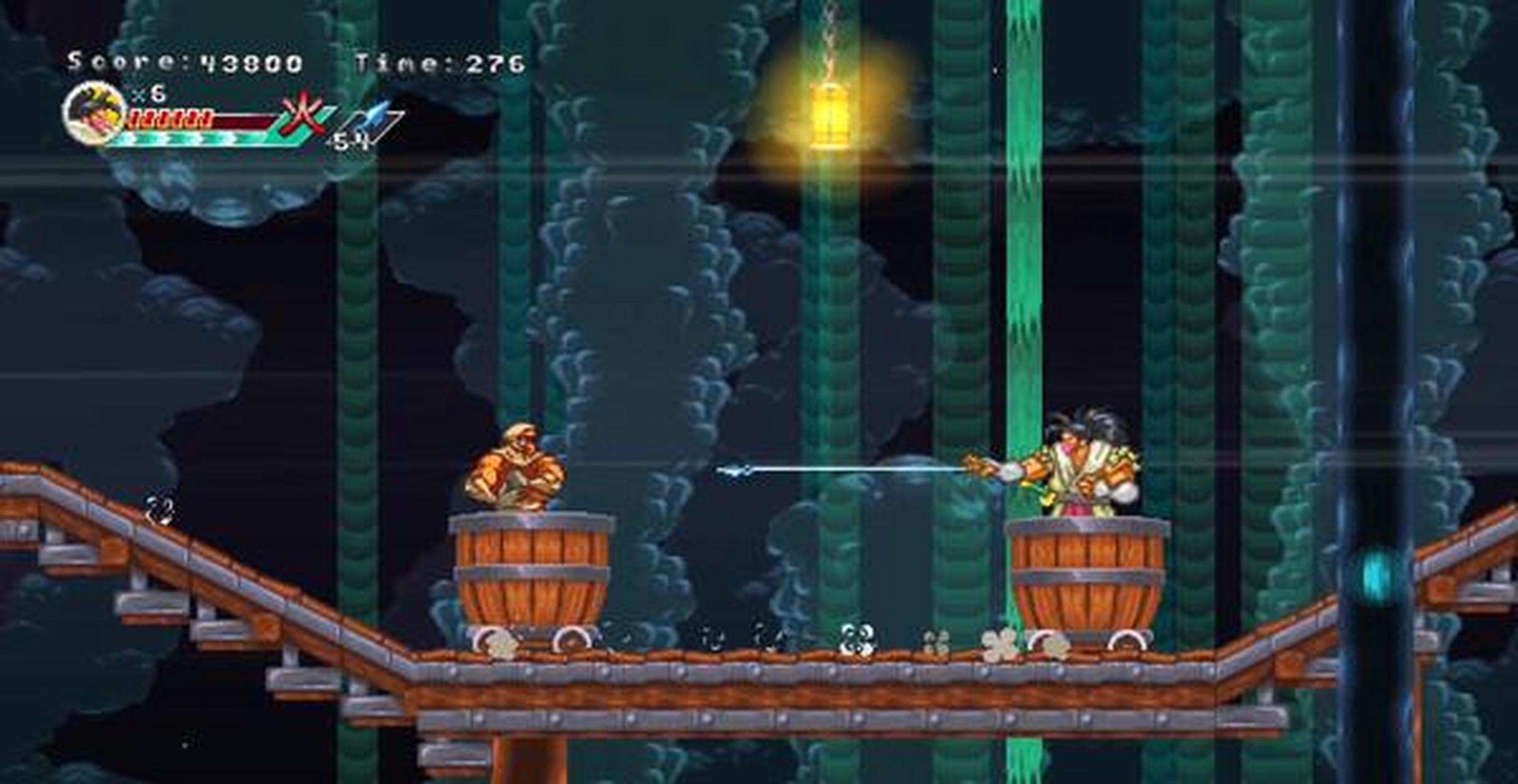 gif创作人# 【】《ganryu 2》是一款2d像素风横版平台街机闯关游戏