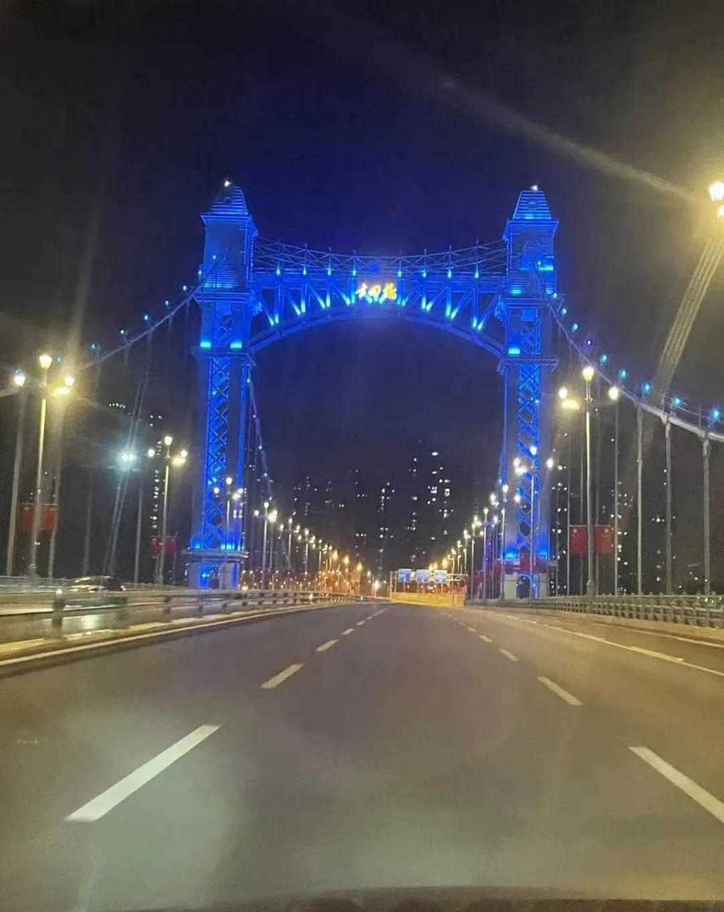 网友发图,武汉古田桥