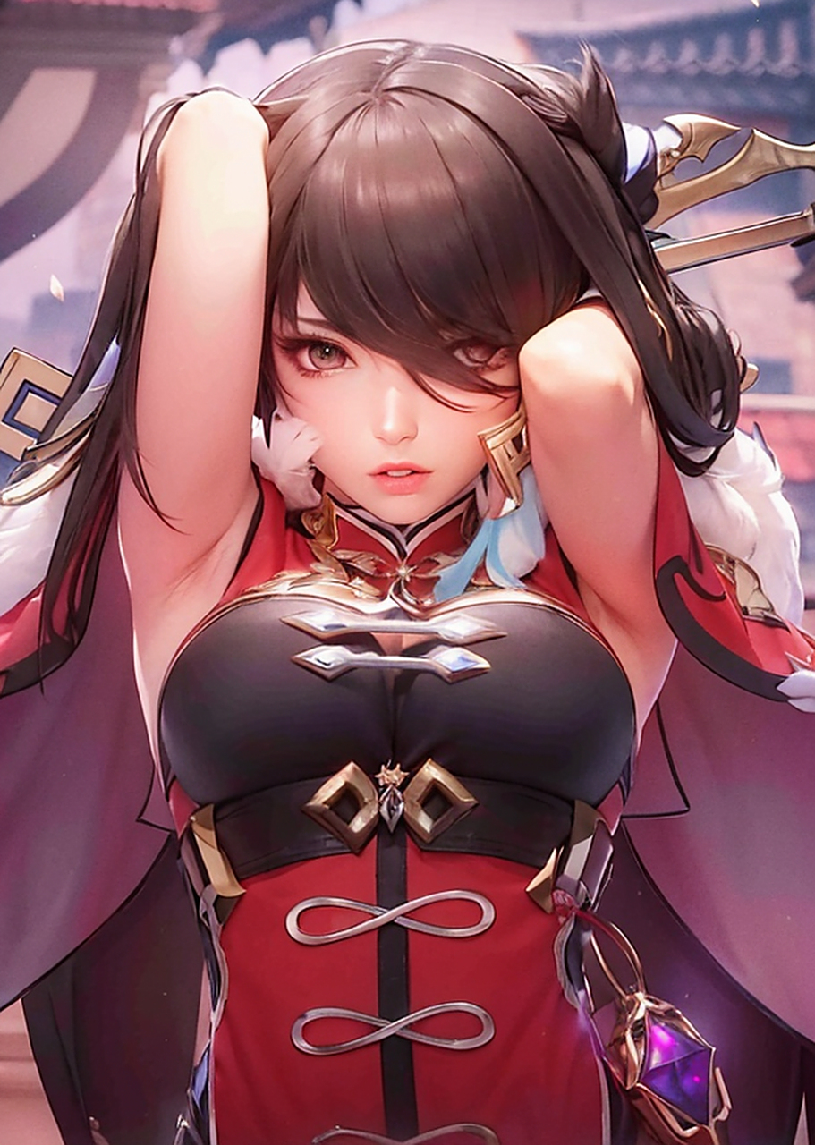 原神# #二次元美图# #美女# #ai绘画#  气势十足的北斗