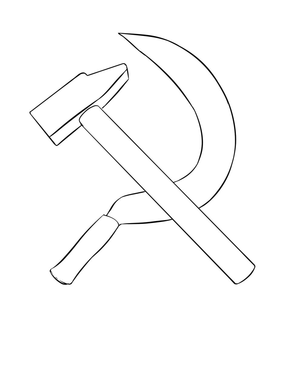 插画·镰刀&锤· "突然恍然大悟,我也是属于无产阶级 	       "