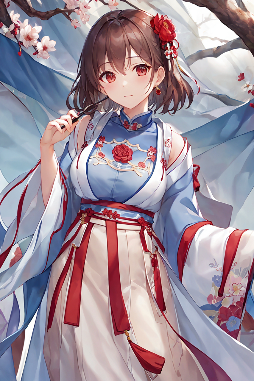 穿越千年的美丽:汉服与二次元女孩的浪漫邂逅  在这组照片中,我们看到