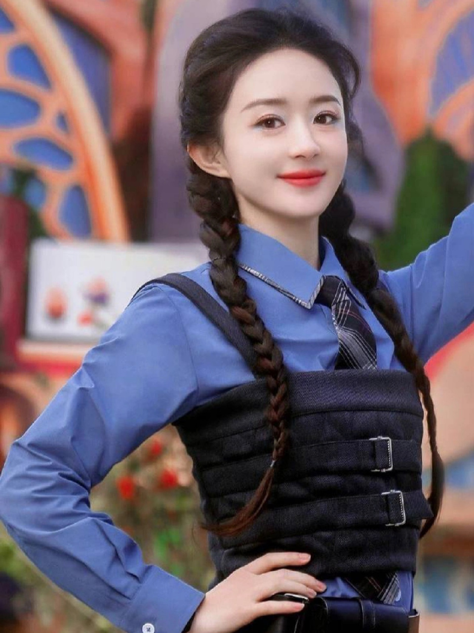 这也太可爱了吧 赵丽颖也是属兔子的,简直就是兔子本体,不愧是内娱甜