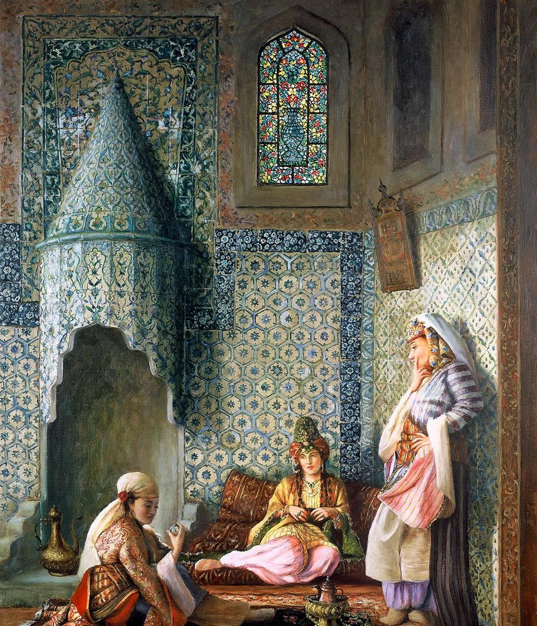 在奥斯曼帝国的后宫中,曾生活着许多来自不同国家的妃子.