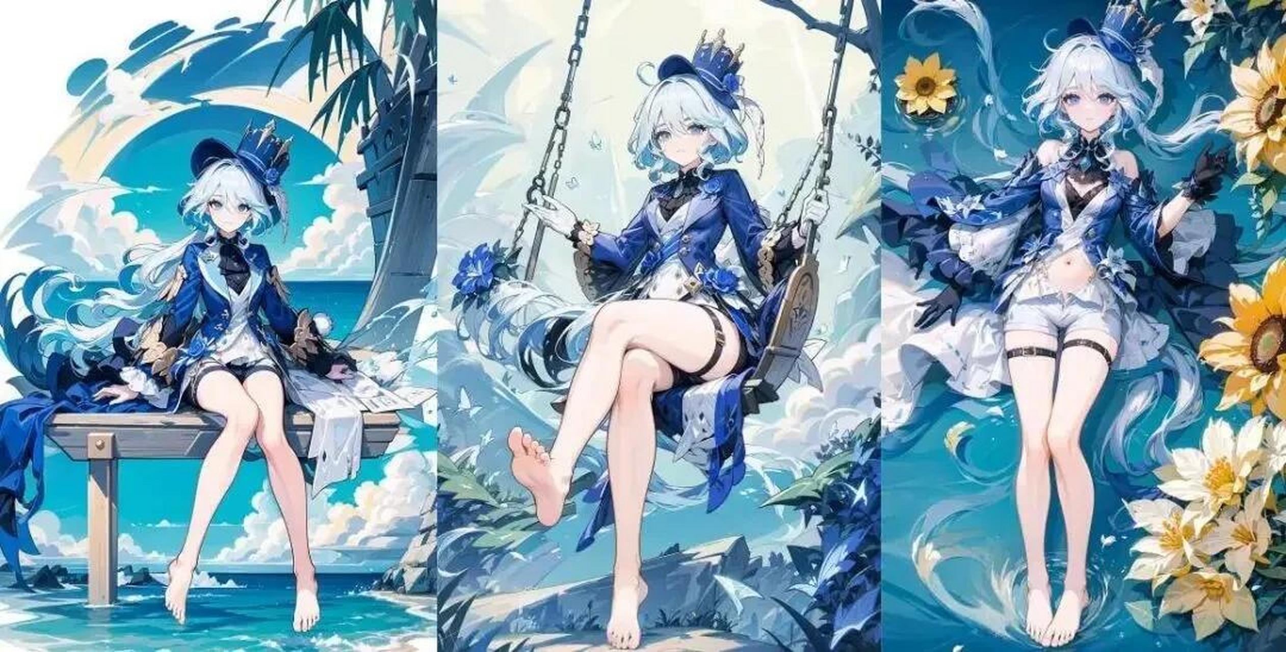 原神# 水神双形态曝光!枫丹无执行官进卡池?4.0绝缘进入合成台.