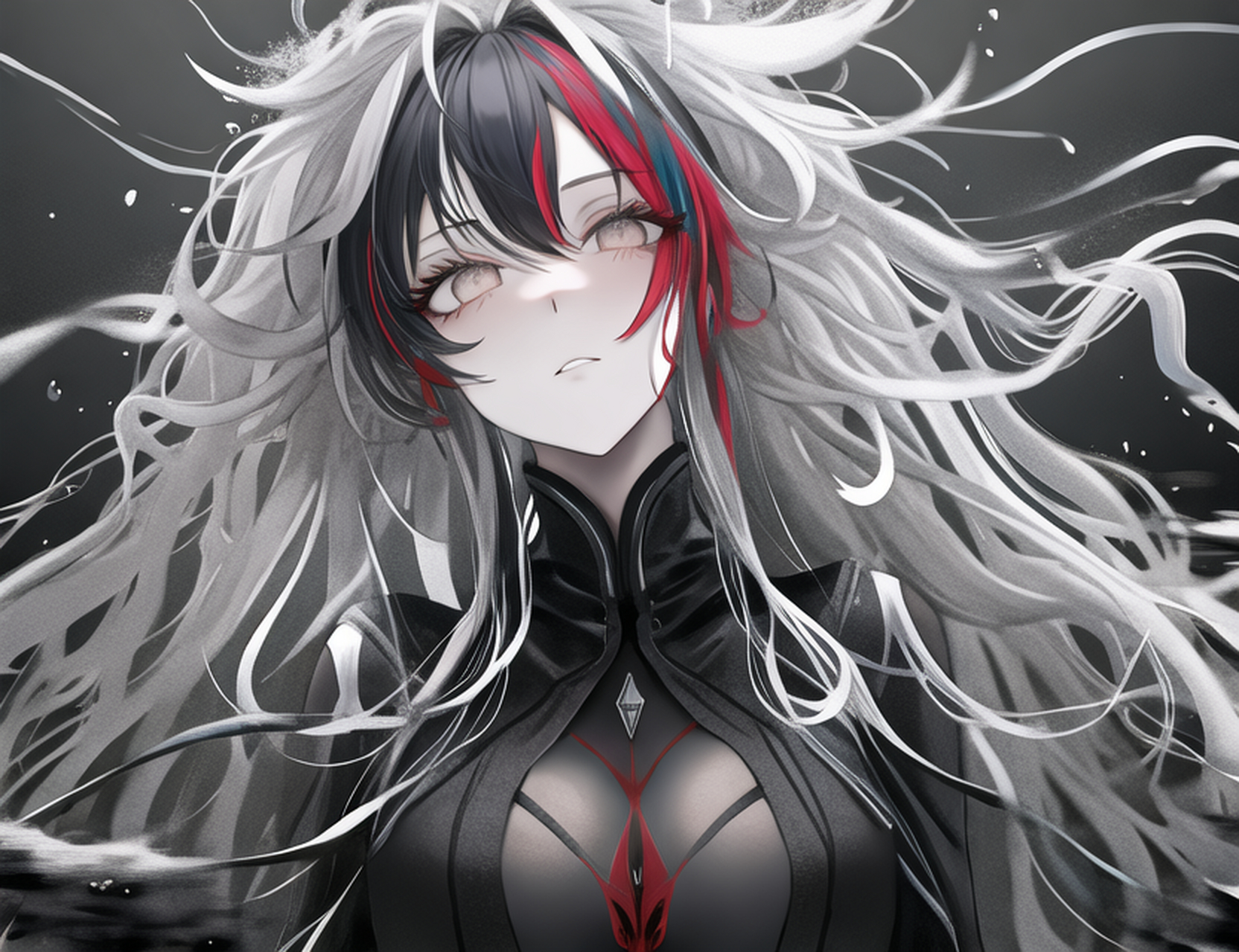 黑白红#动漫壁纸