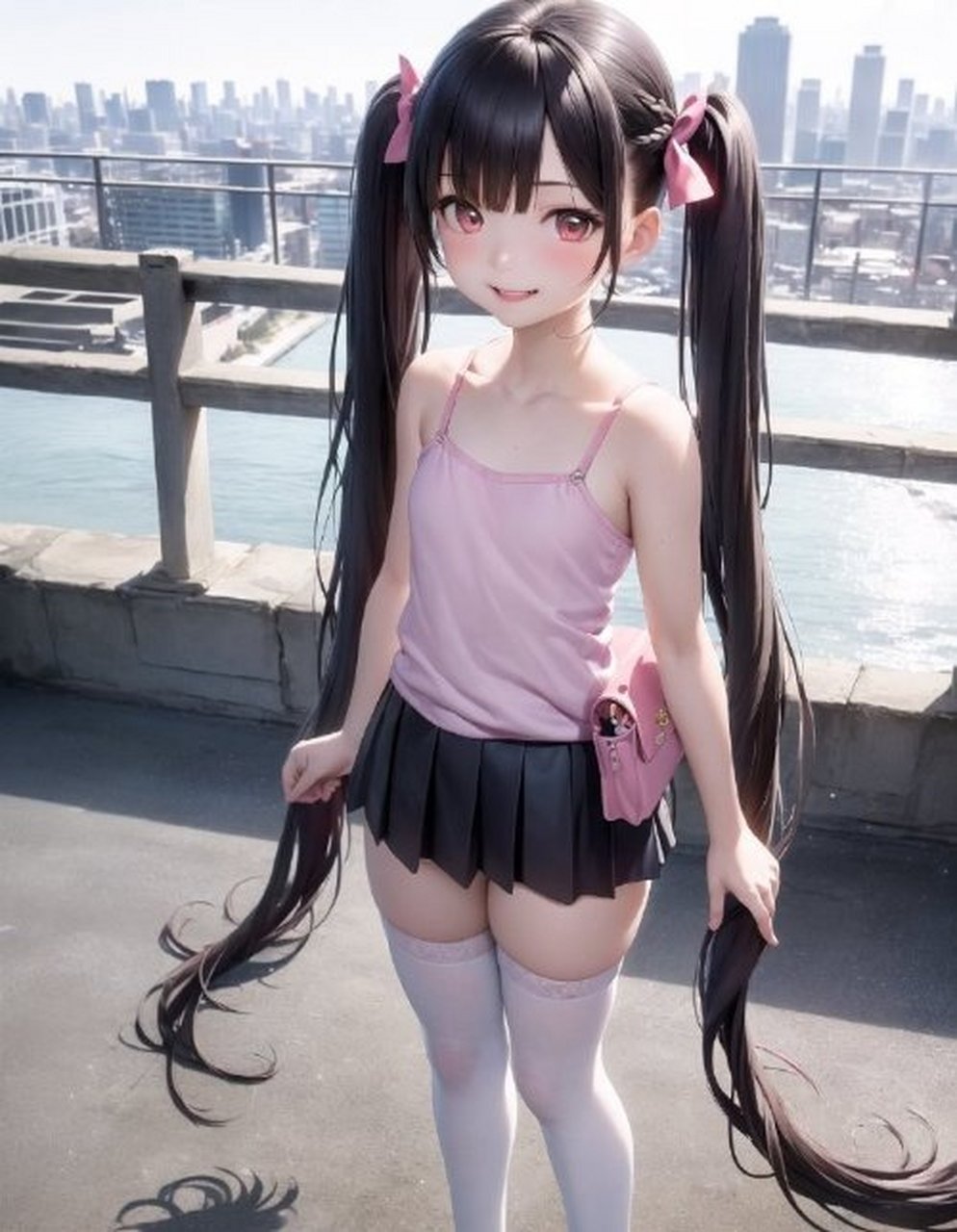 动漫壁纸# 双马尾少女二次元壁纸分享