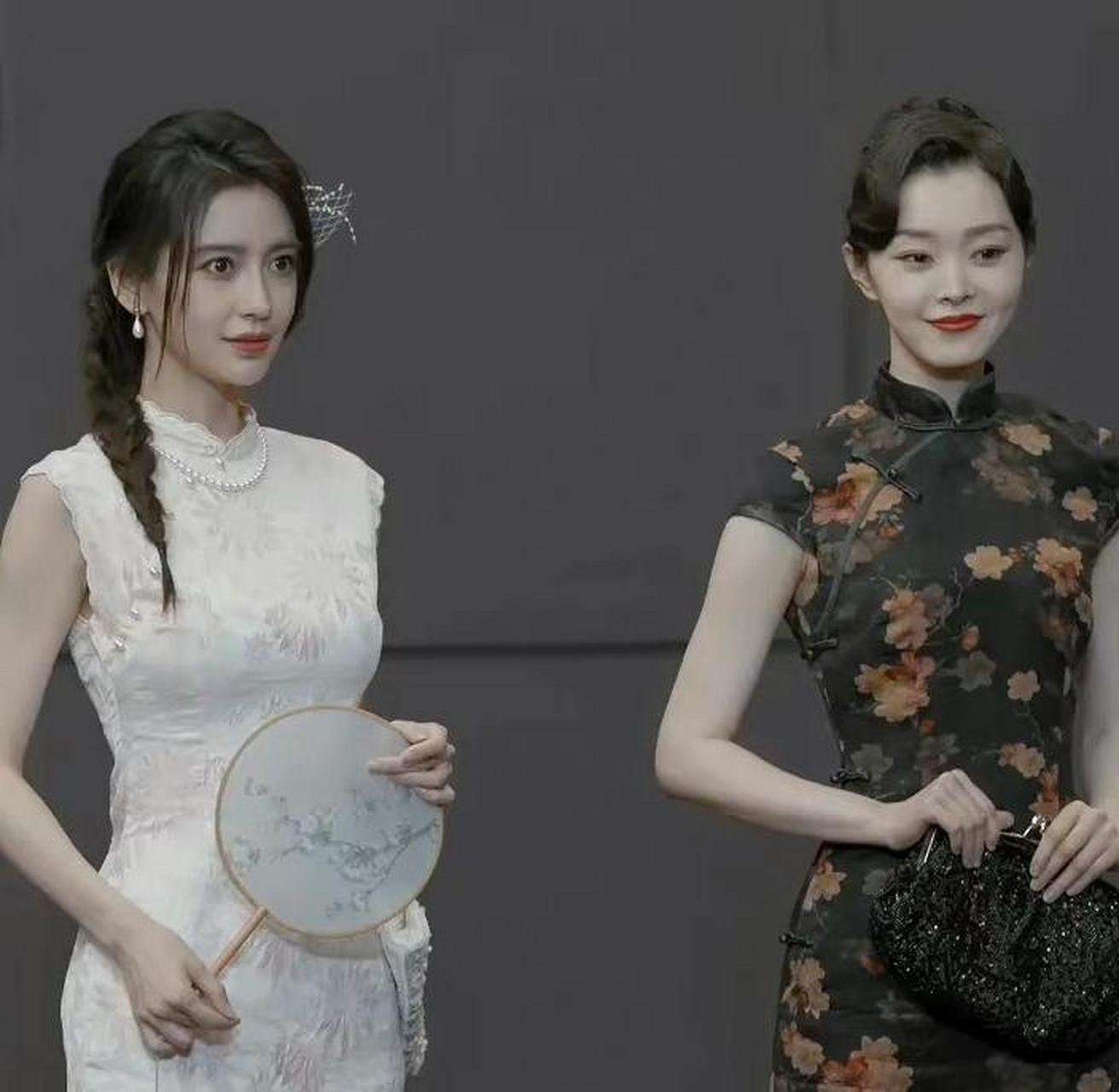 杨颖遇上宋轶谁更帅? 穿旗袍一目了然.   [哇] 你对此有何看法?