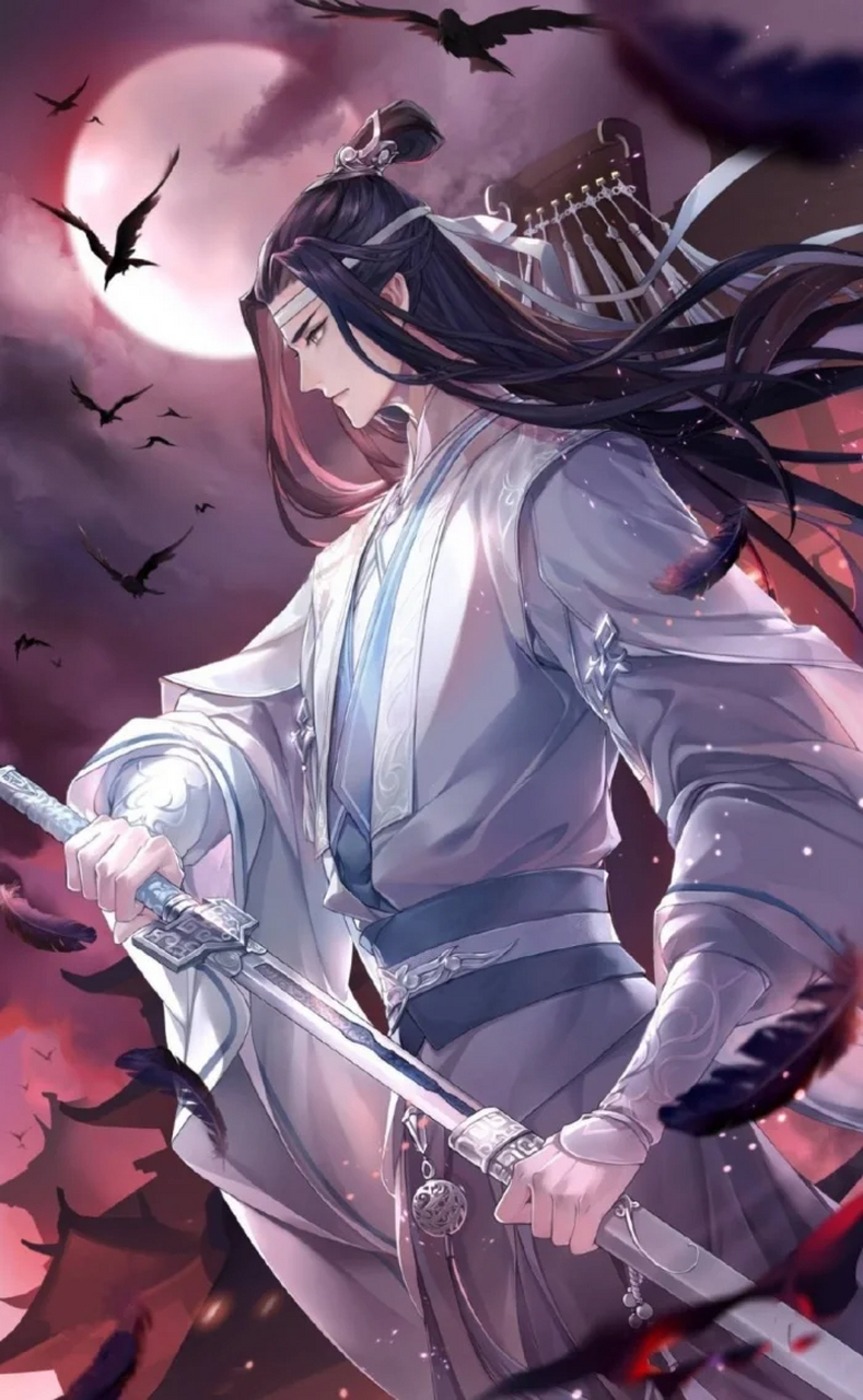 薛洋笑道:"我在.你怎么来了?" 绘师:魔道祖师 #古风壁纸